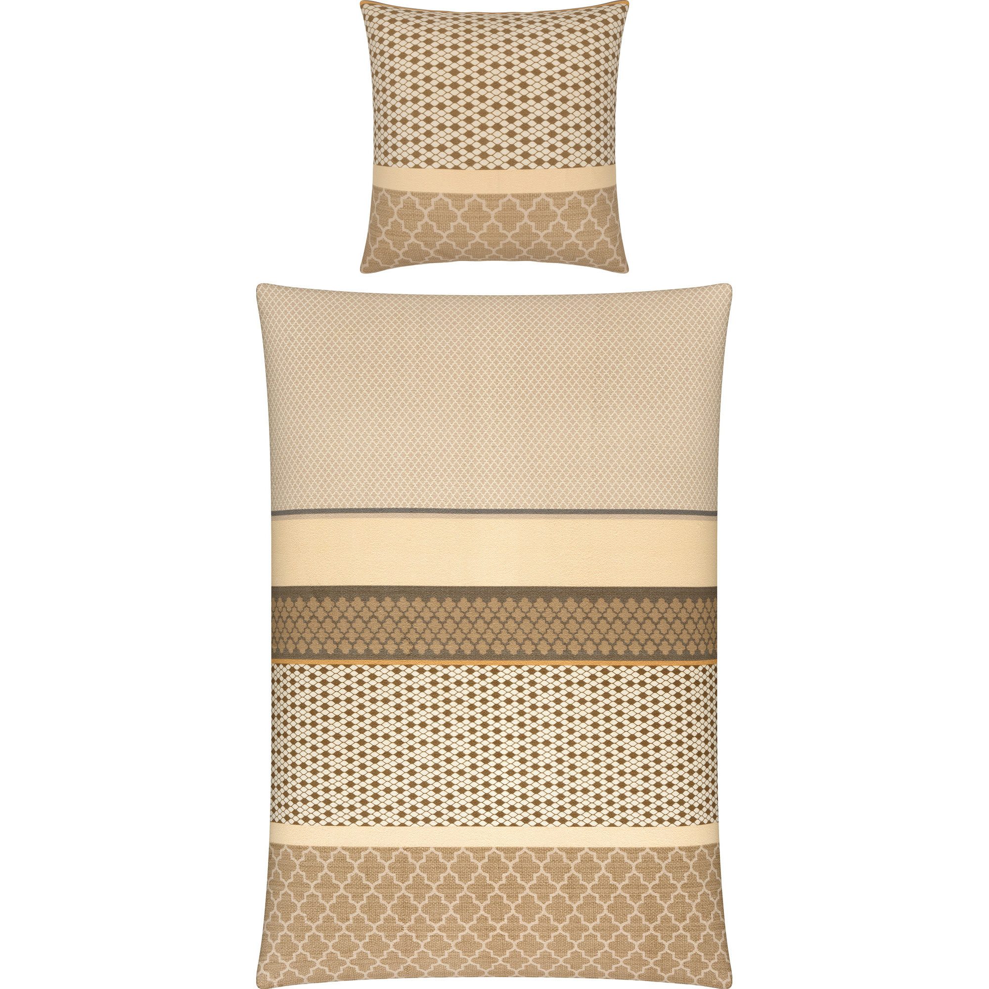 Erwin Müller Bettwäsche Bettwäsche, Biber, Streifen günstig online kaufen