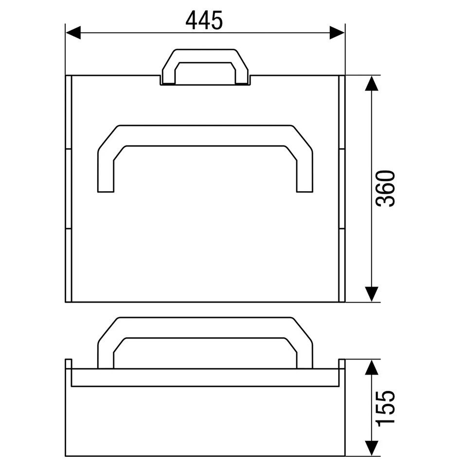 SPAX Schrauben-Set SPAX Montagekoffer L-BOXX, Edelstahl A2 T-STAR plus