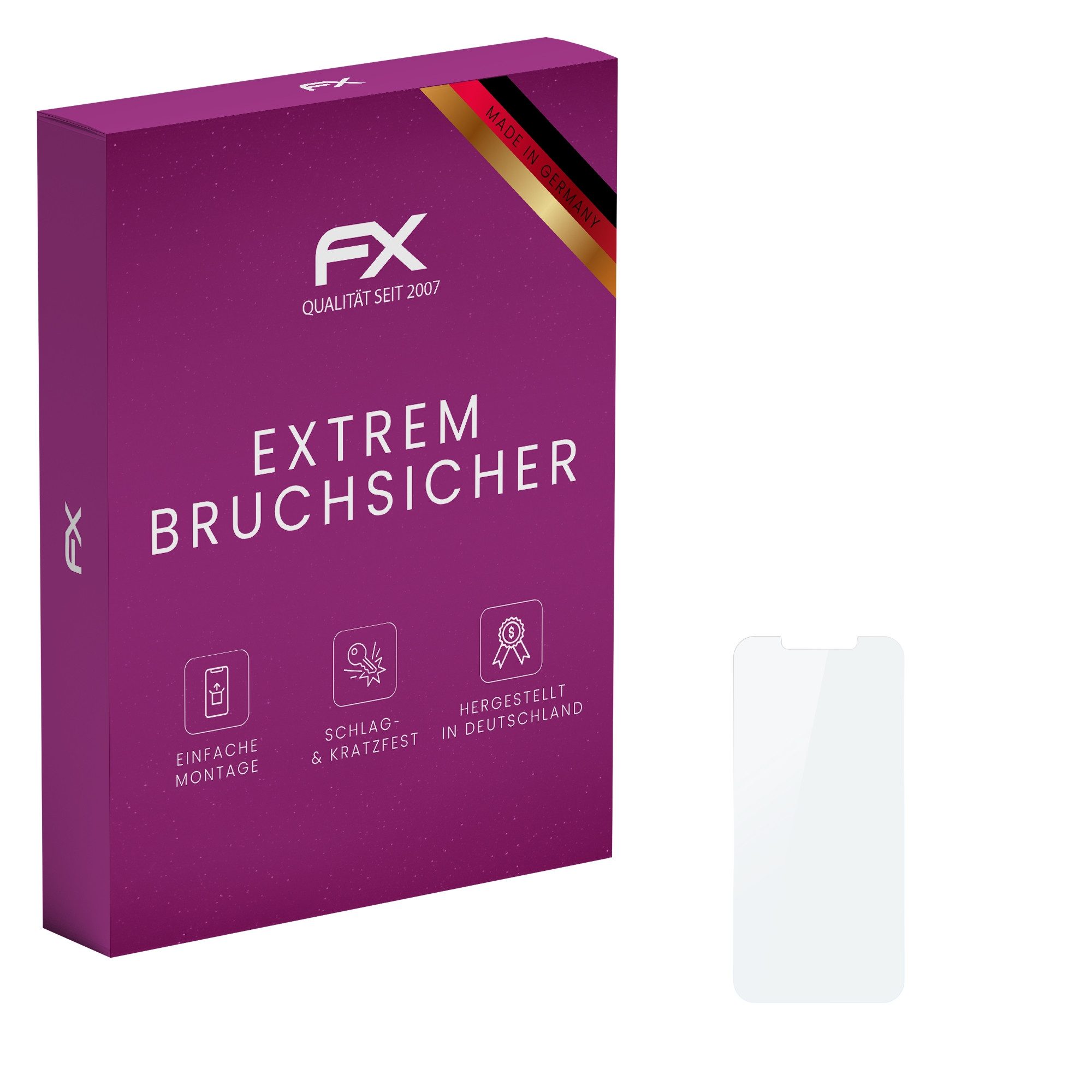 atFoliX Schutzfolie Panzerglasfolie für Elephone A5, Ultradünn und superhart