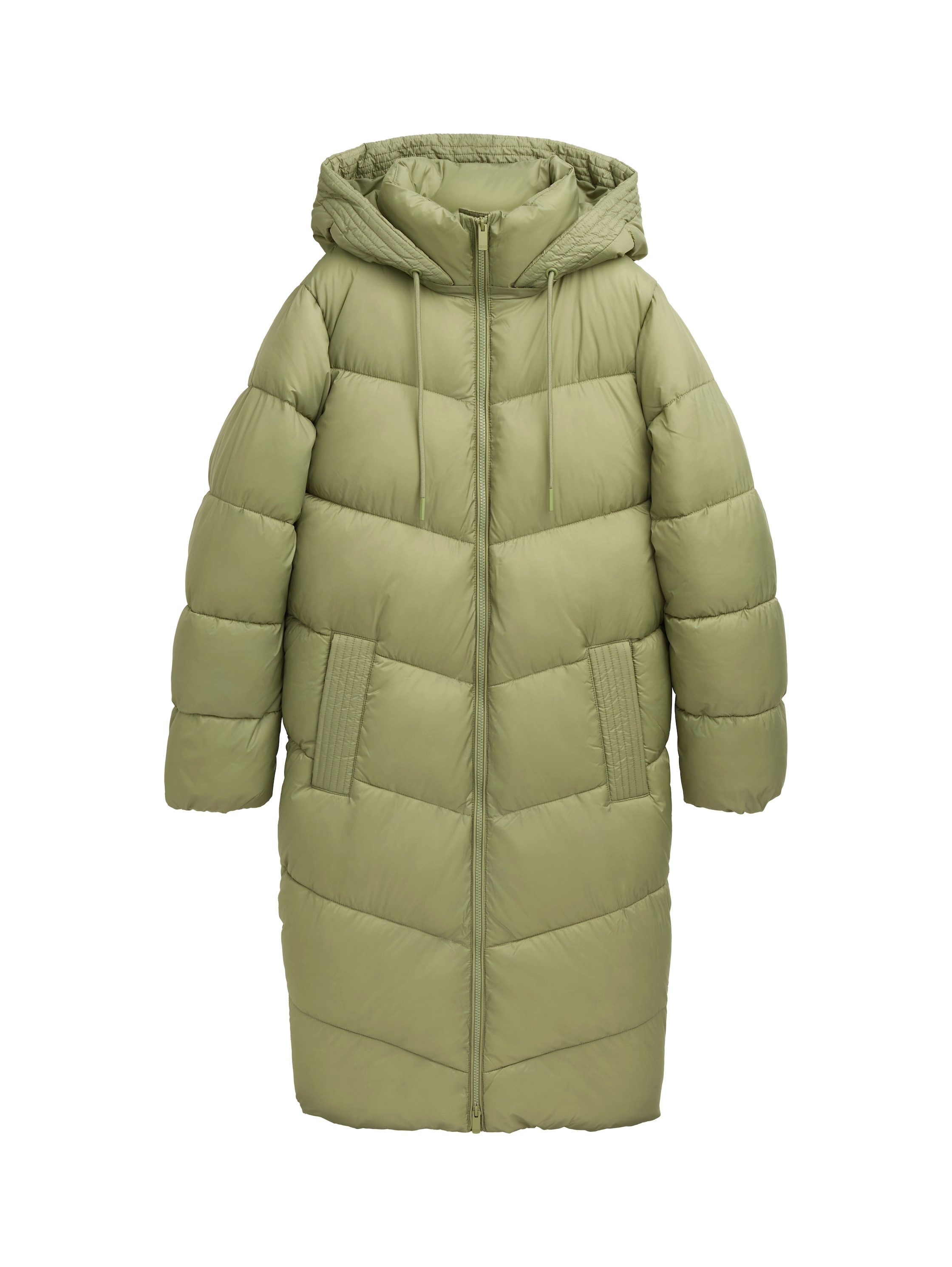 TOM TAILOR Denim Steppmantel mit Kapuze