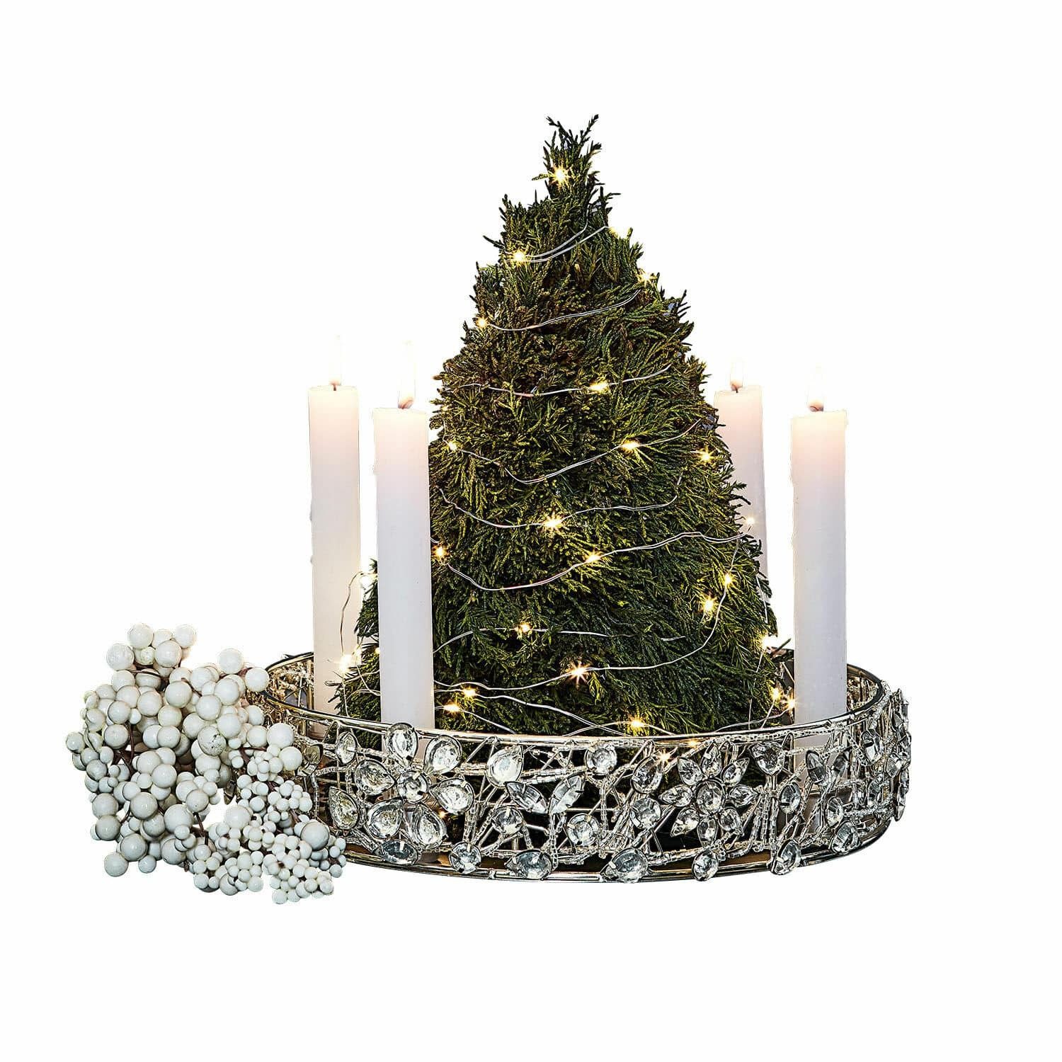 Kerzenständer Kerzenhalter Hope silber