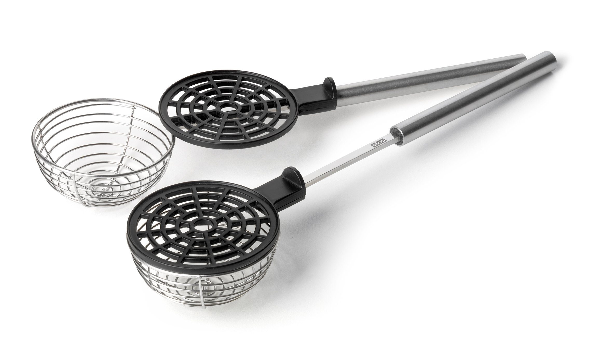 Stöckli Fondue Stöckli Fonduesieb mit Deckel, 2 Stk.