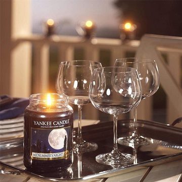 Yankee Candle Duftkerze Midsummer's Night, im Glas, 623 g, Moschus-, Patschuli und Salbeinoten