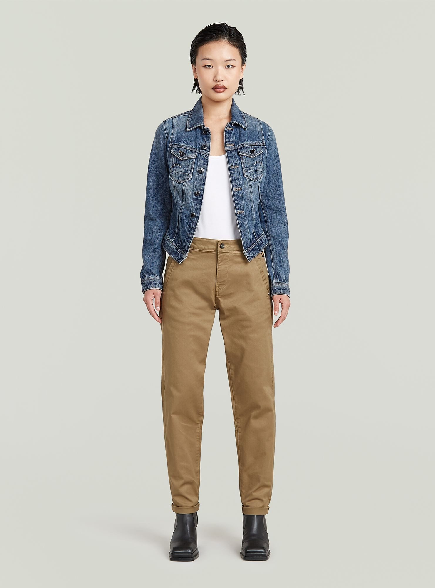 G-STAR Jeansjacke Pitched Hem Slim Jacke