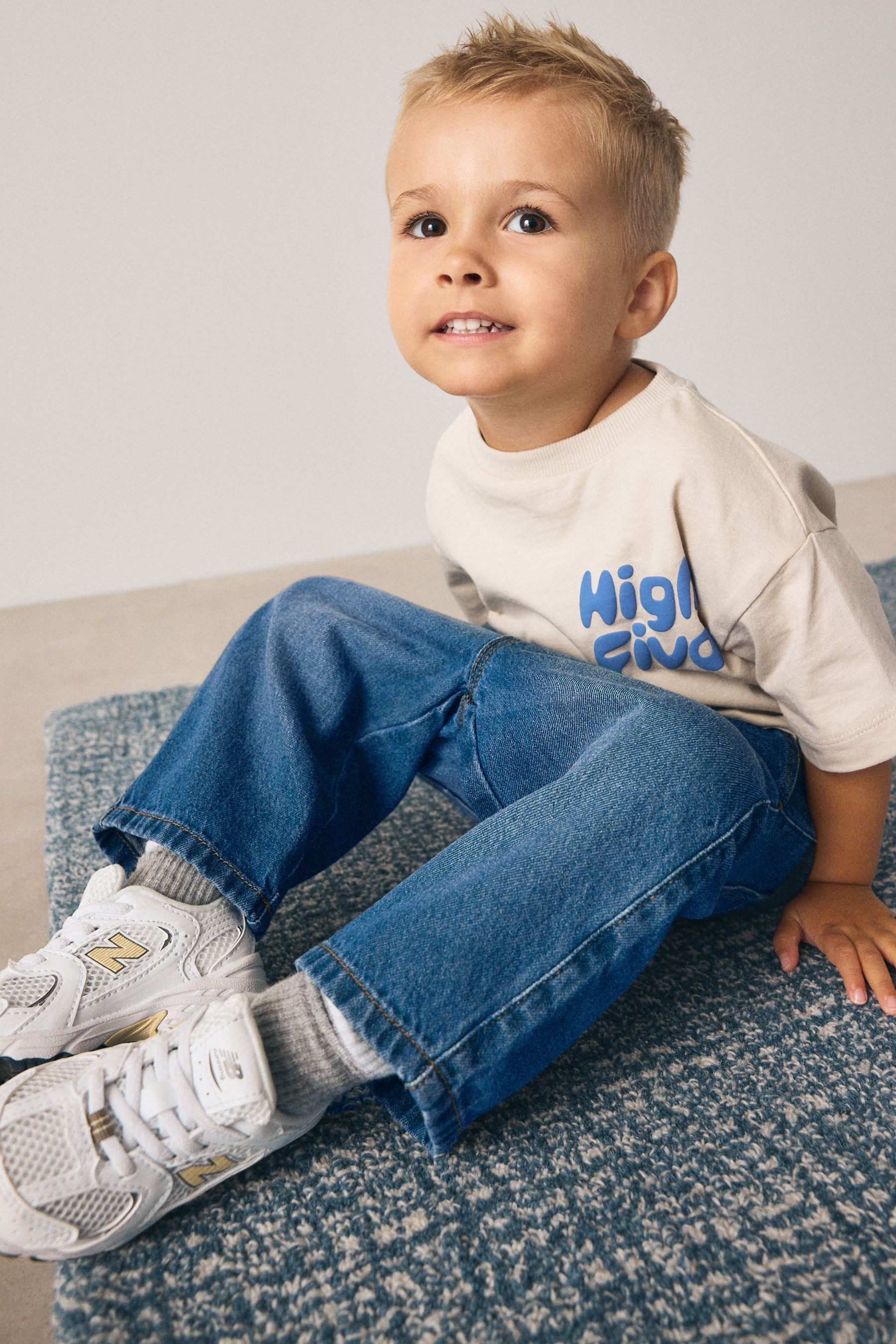Next Schlupfjeans Weit geschnittene Jeans (1-tlg)