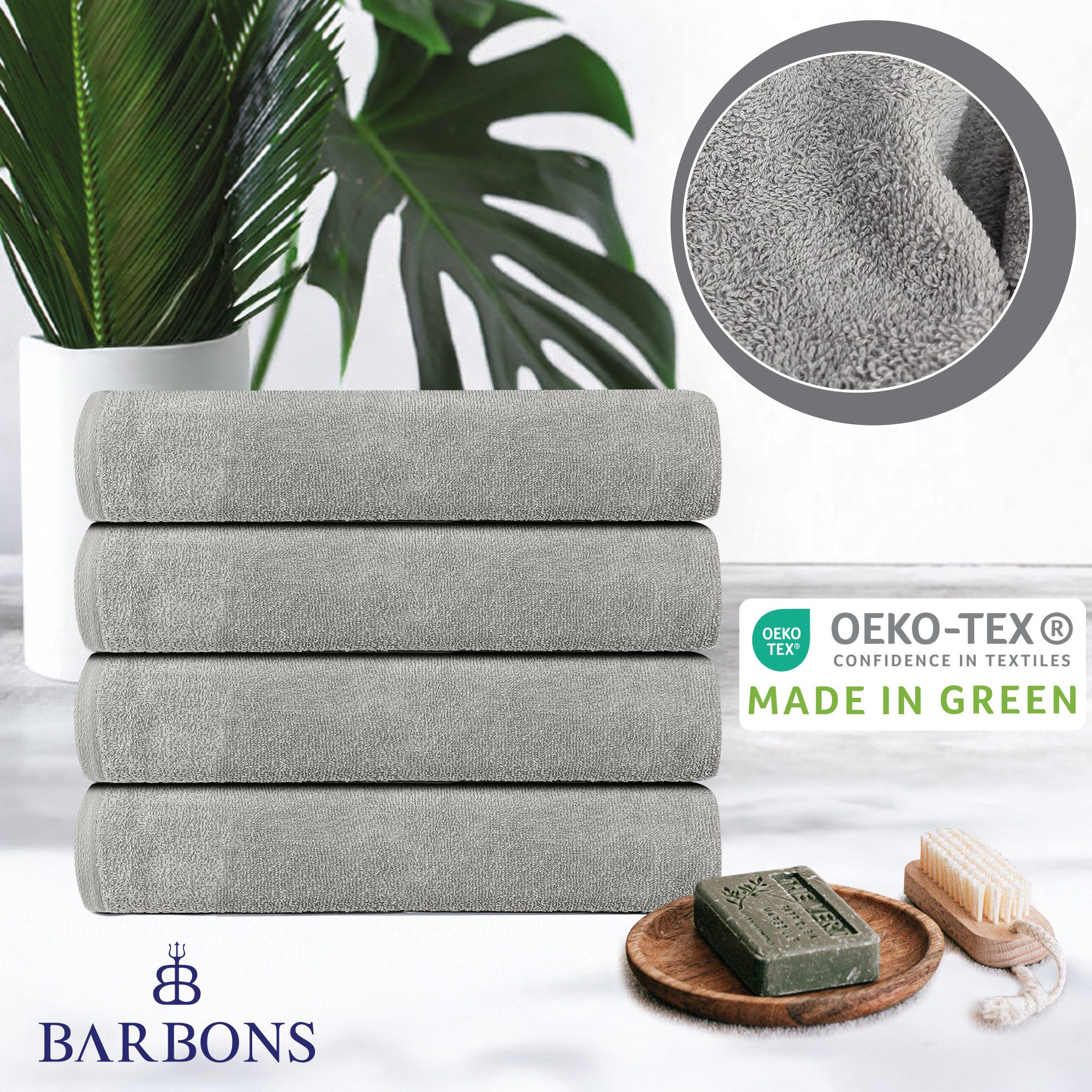 BARBONS Handtücher Set – 8-tlg Handtuch günstig online kaufen