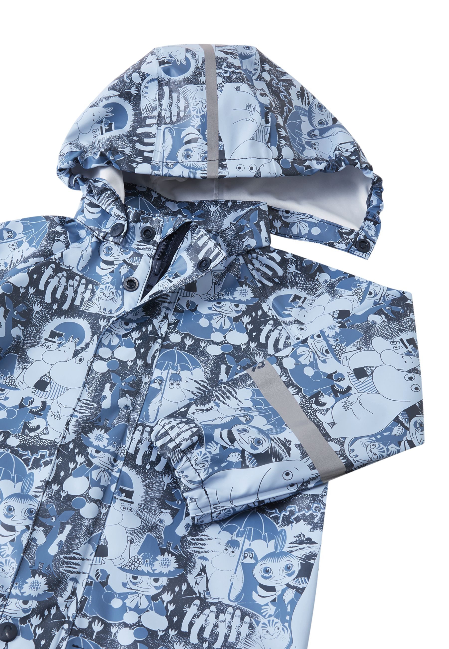 reima Regenjacke MOOMIN VESI Regenjacke Enthält recycelte Fasern, PVC-frei