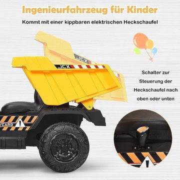 KOMFOTTEU Elektro-Kinderauto Kinderkipper, für Kinder von 3-8 Jahren