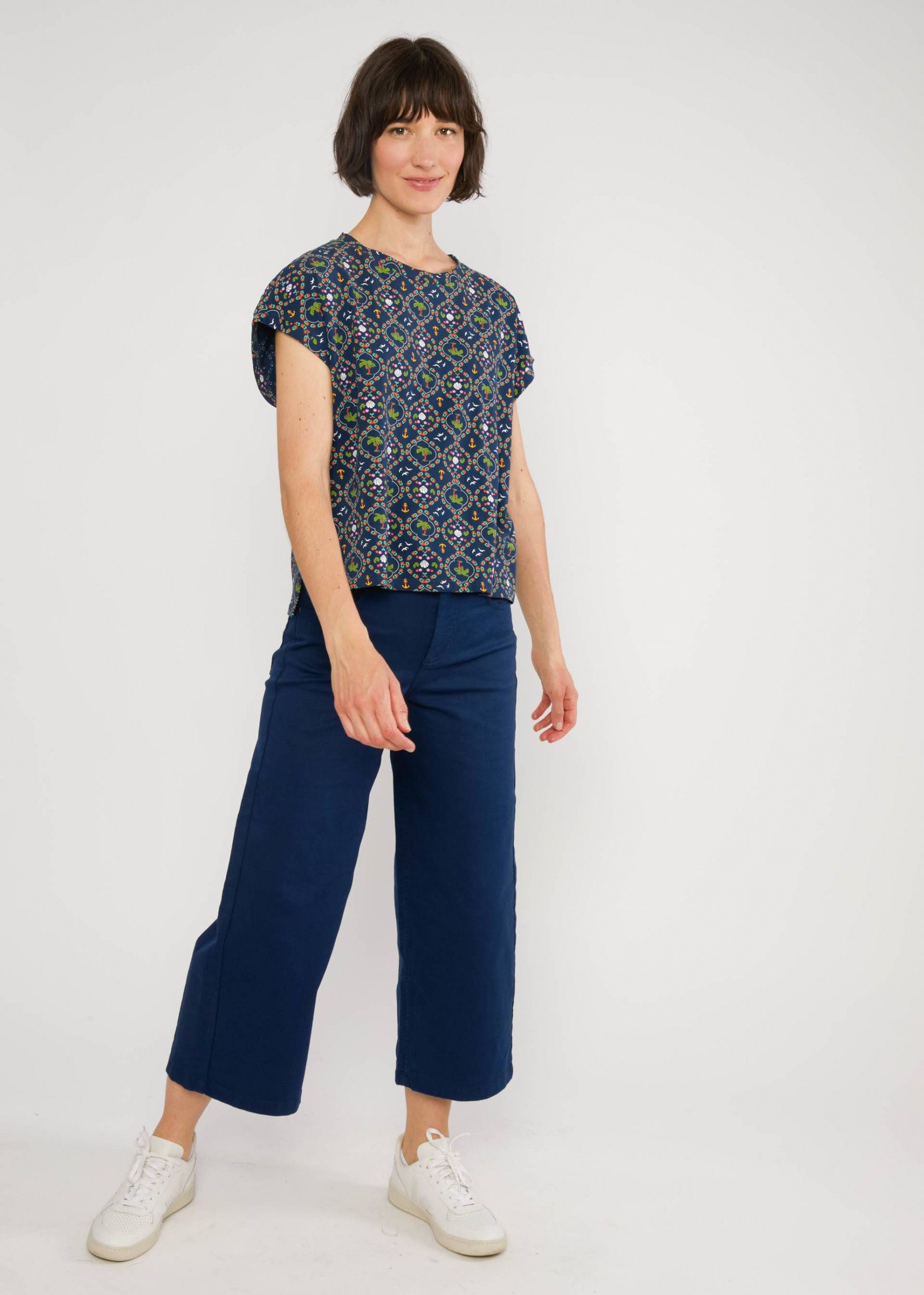 Blutsgeschwister Shirttop –Damen T-Shirt – Sommer Bluse – Jerseyshirt Everybod