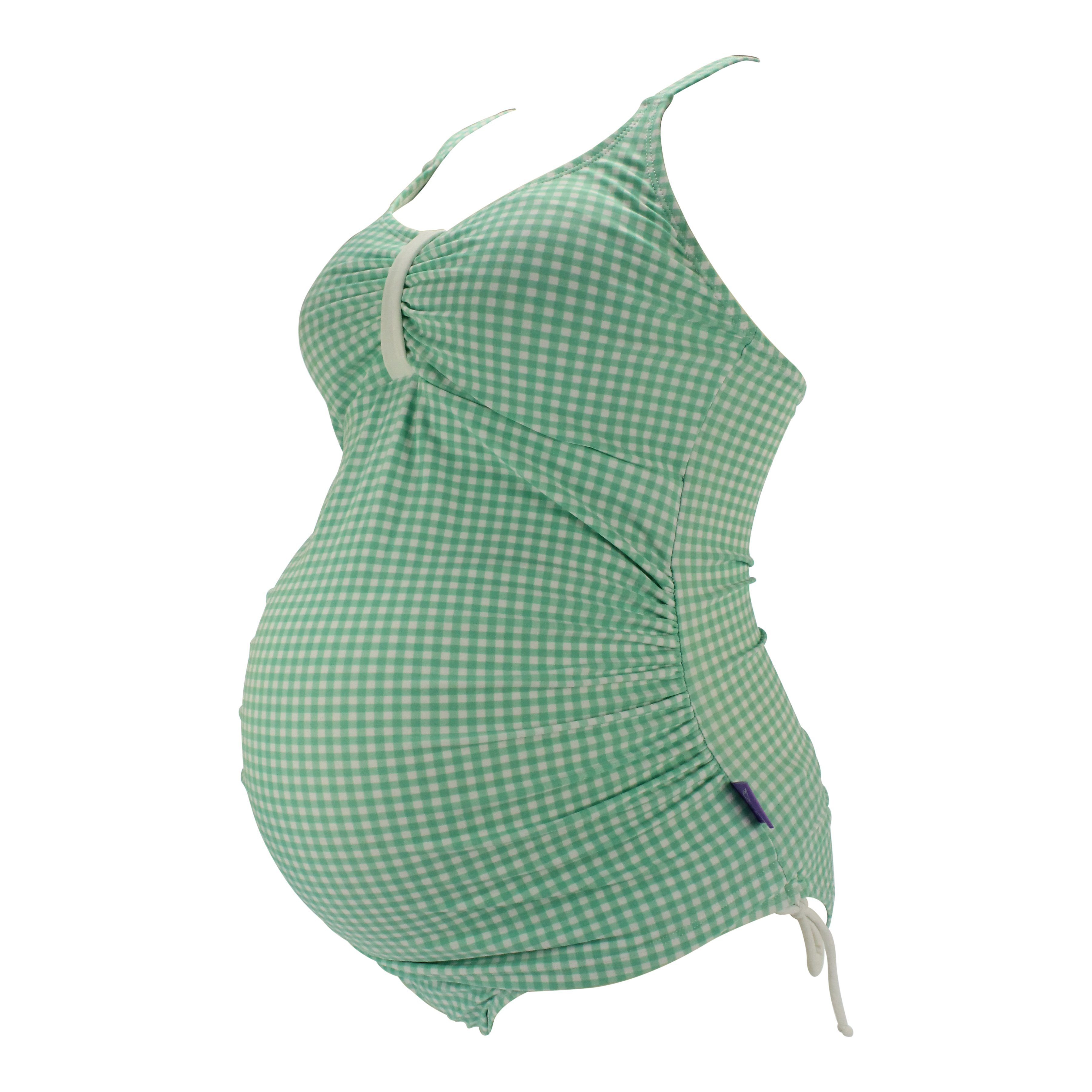petit amour Umstandstankini AVA_vichy Schwangerenbademode Umstandsbikini Maternity swimwear (Tankini Set), professionelles Design made in Hamburg, stylish aber bequem.
