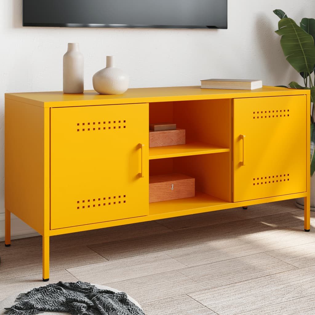 vidaXL TV-Schrank TV-Schrank Senfgelb 100,5x39x50,5 cm günstig online kaufen