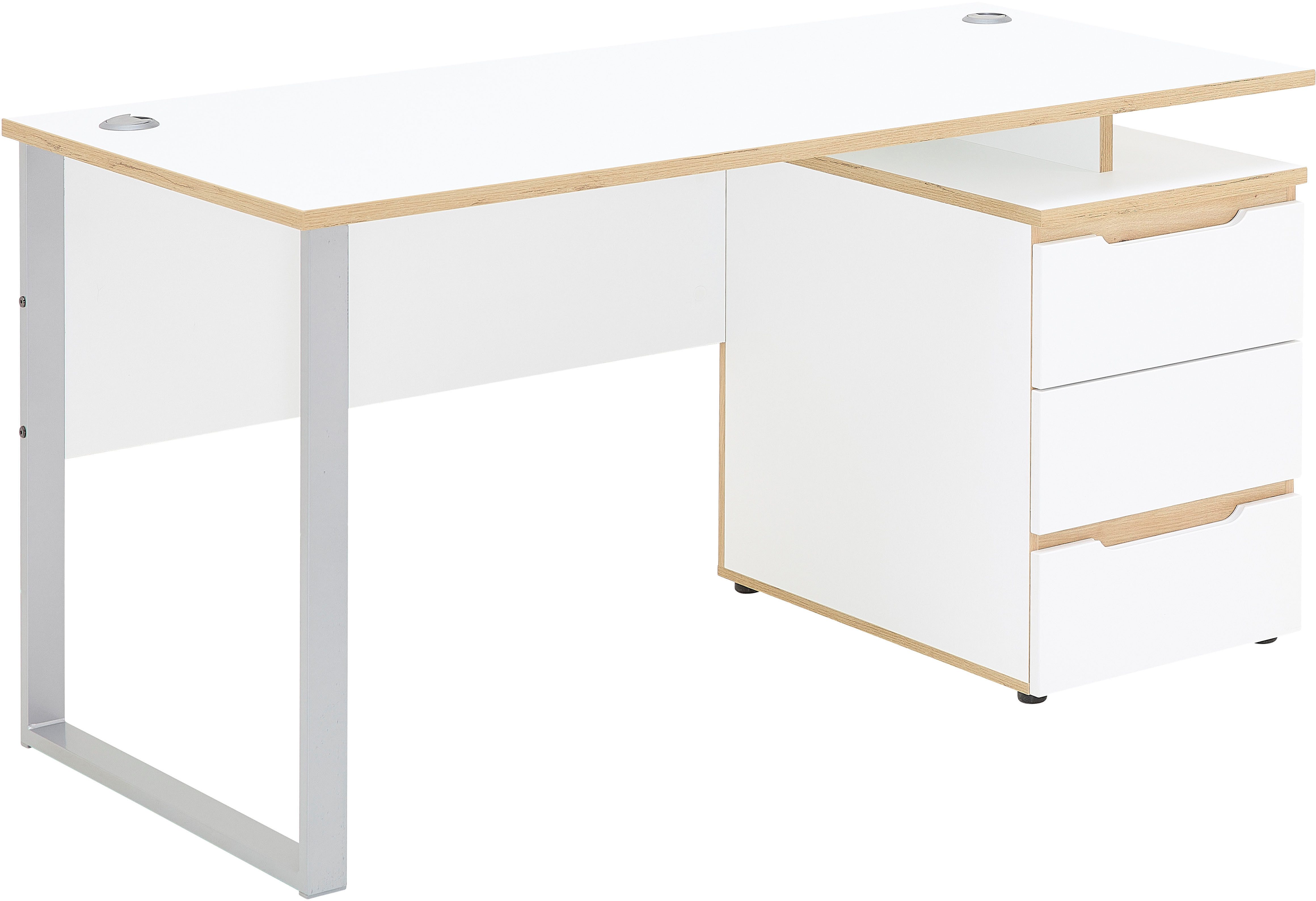 Innostyle Schreibtisch Memphis Schreibtisch, 150x77x73cm (B/H/T) (1-St), ABS-Kantenschutz, Soft Touch Oberfläche