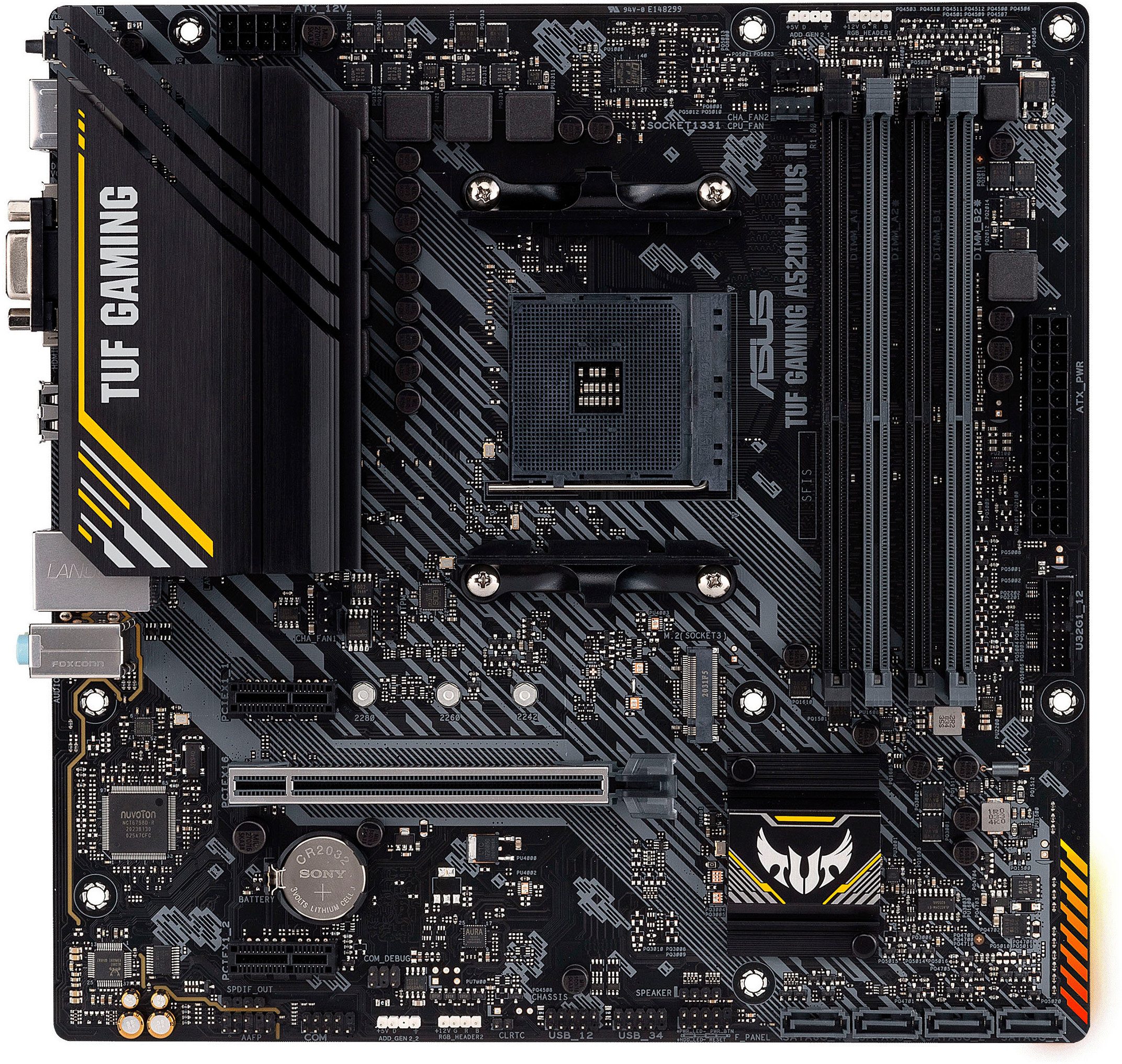 Asus TUF GAMING A520M-PLUS II Mainboard RGB-LED-Beleuchtung