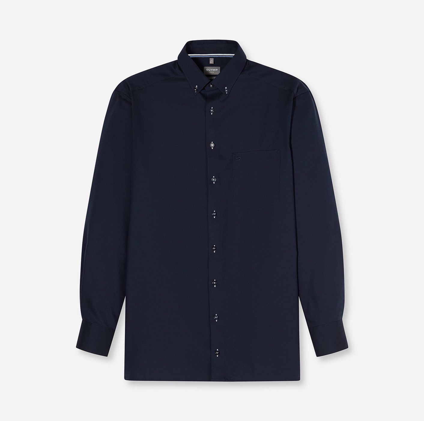 OLYMP Langarmhemd Luxor Businesshemd, comfort fit, Button-down-Kragen