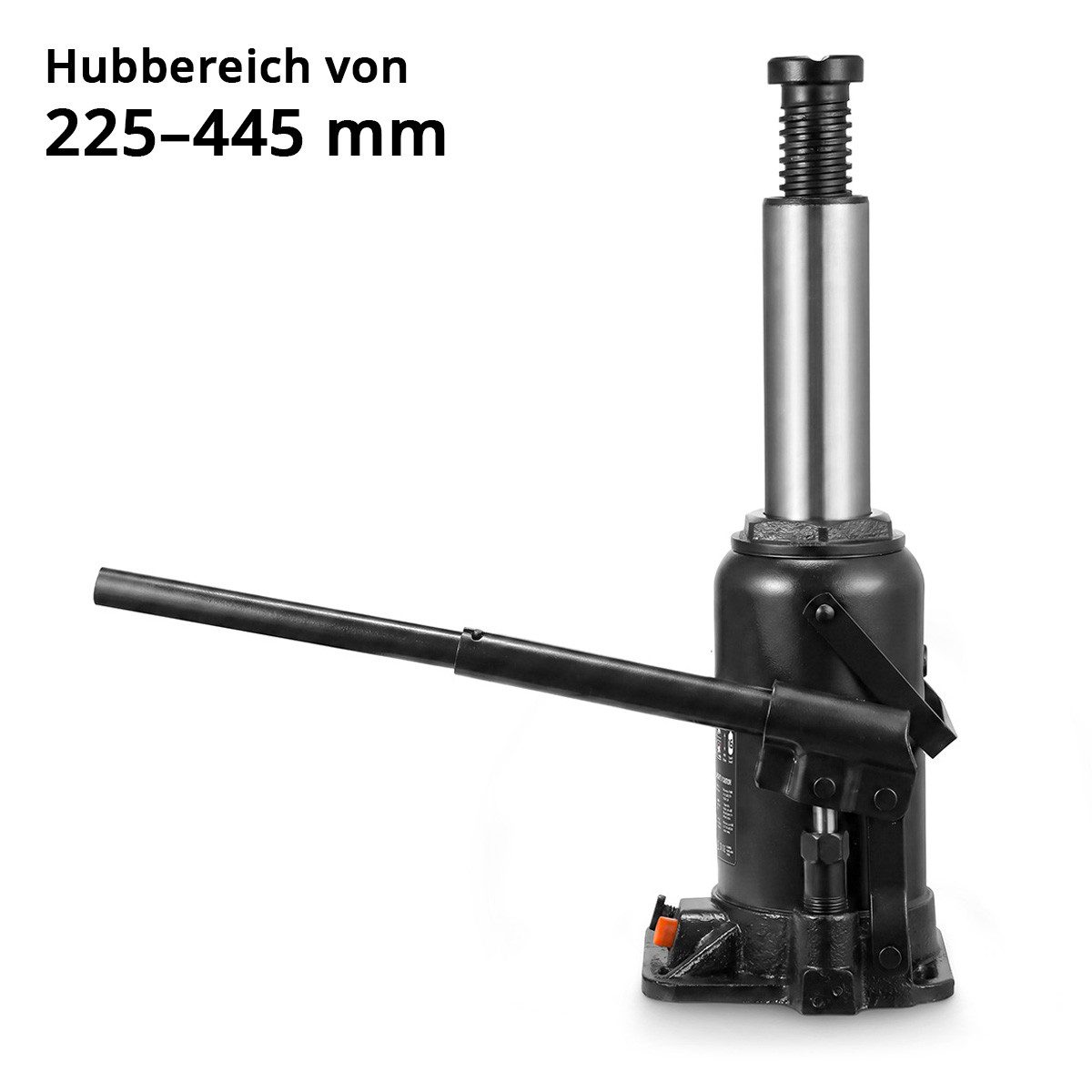STAHLWERK Wagenheber Hydraulikheber 16 t 225- 45 mm Stempelwagenheber Autoheber Wagenheber