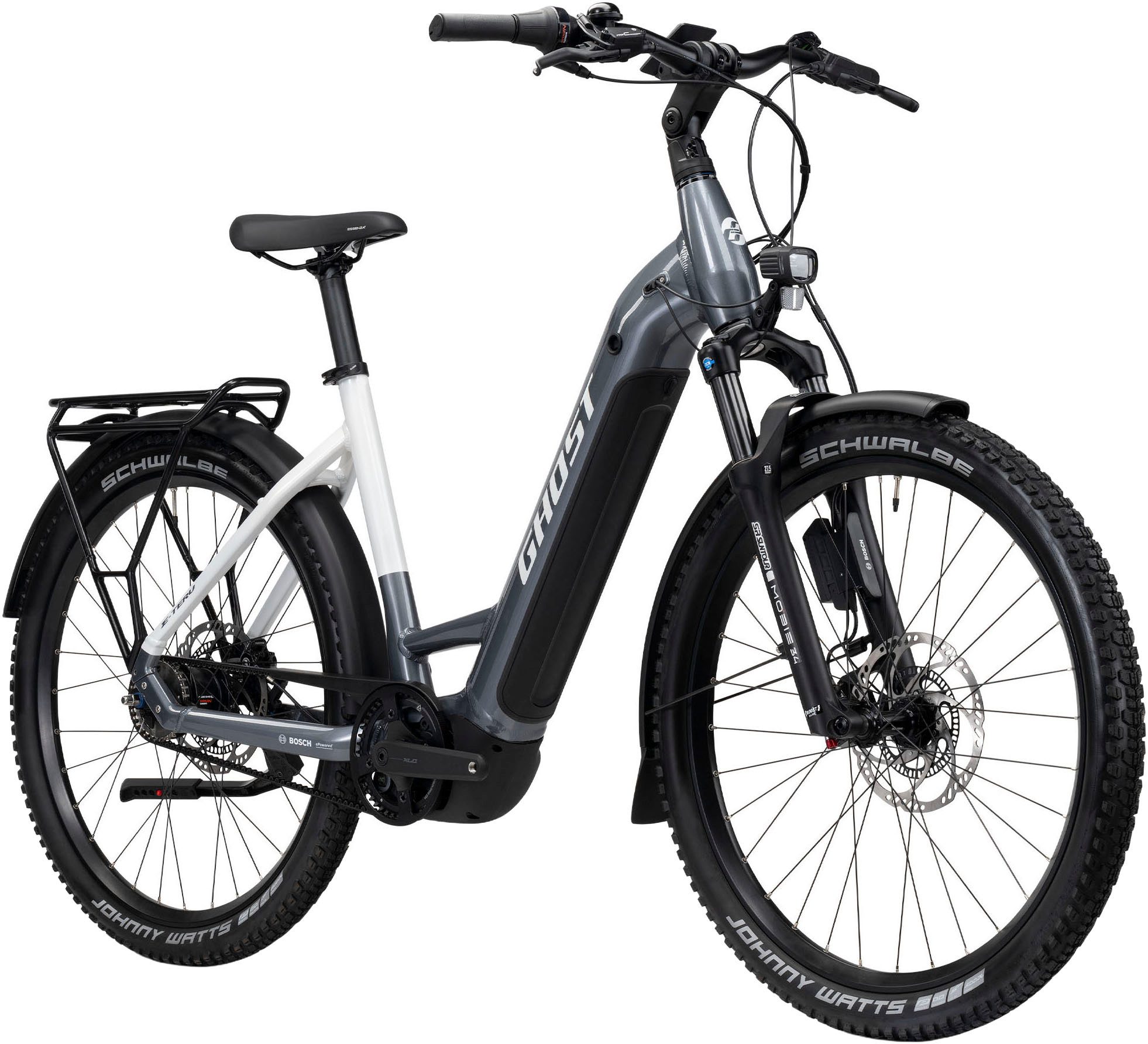 Ghost E-Bike Cityrad E-Teru Pro EQ ABS Low, 5 Gang, Nabenschaltung, Mittelmotor, 800 Wh