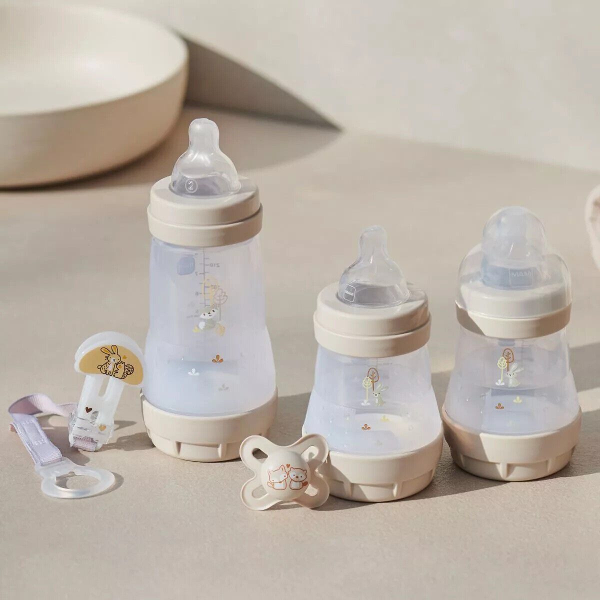 MAM Babyflasche Welcome to the World Set, Geschenk zur Geburt, Baby Geschenkset 5-tlg