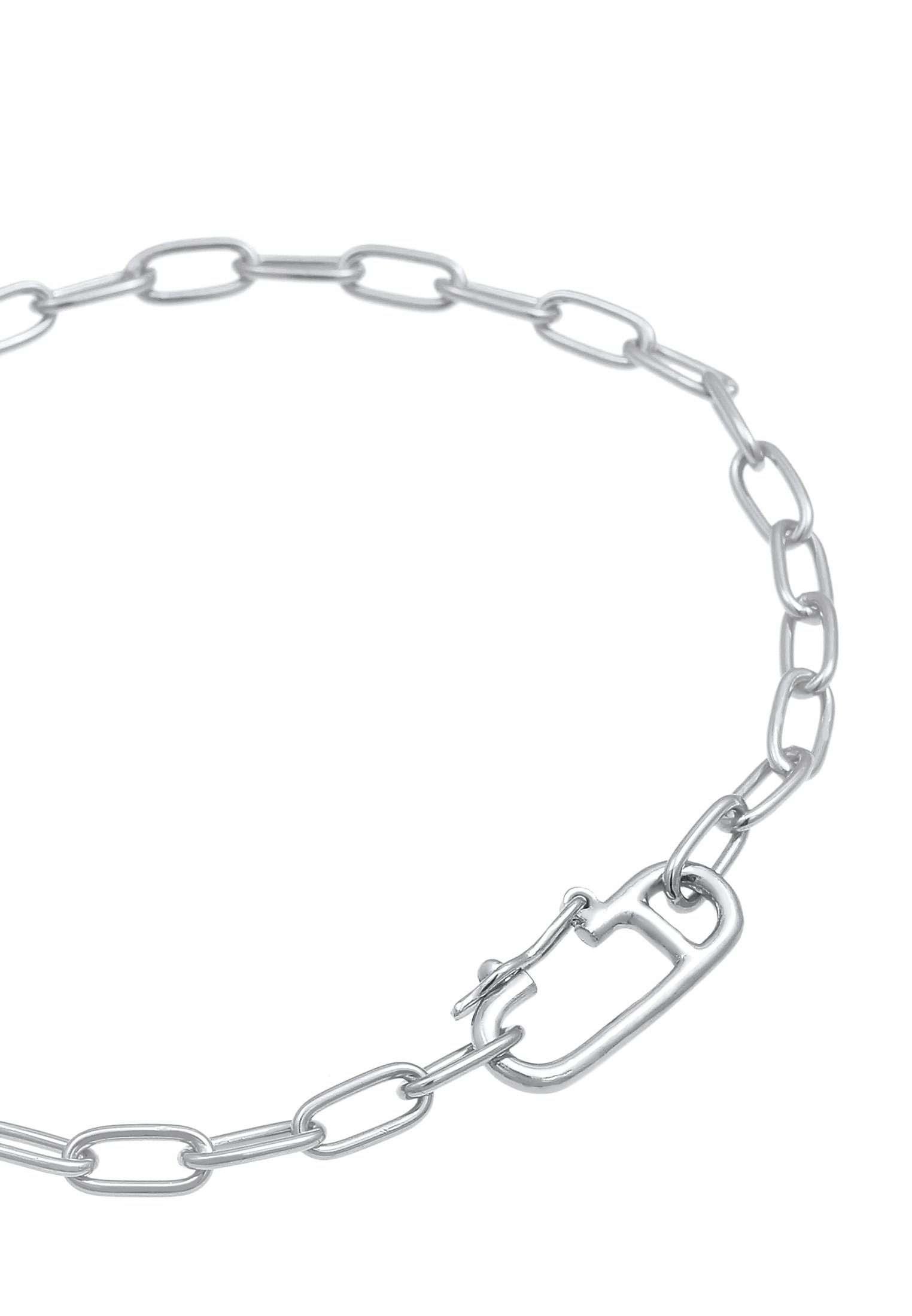 Elli Armband Glieder Oval Silber 925 Trend Verstellbar