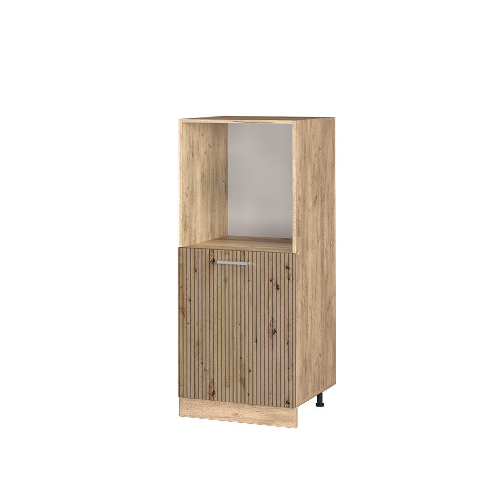 Vicco Herdumbauschrank R-Line, Artisan-Eiche/Goldkraft Eiche, 60 cm (1-St)