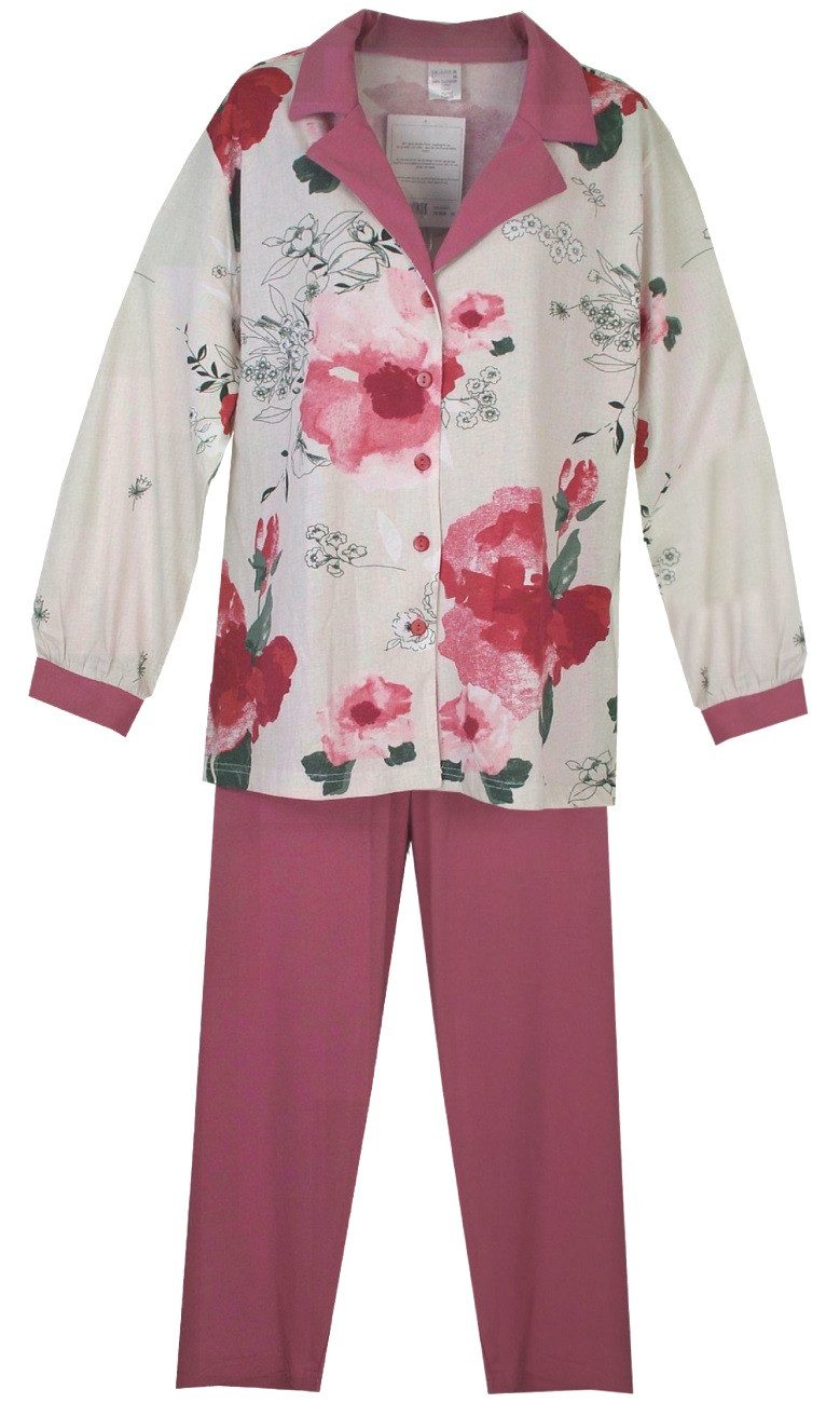 Consult-Tex Pyjama Damen Pyjama Schlafanzug DW746 (Spar-Set, 1 Set) Durchge günstig online kaufen