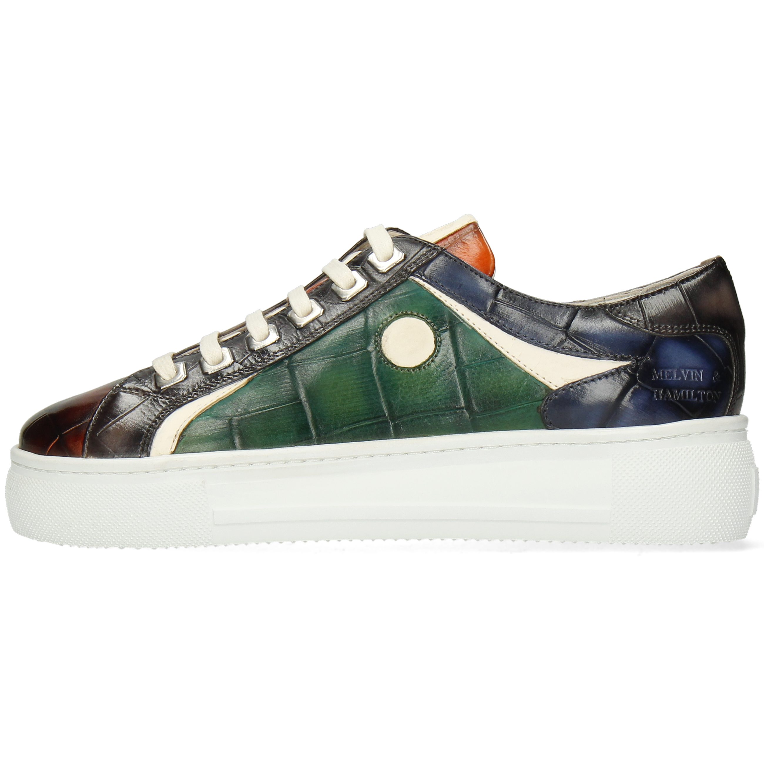 Moroccan Melvin & Prato Orange Winter White Blue Vegas 4 Amber Hamilton Sneaker Stone Turtle