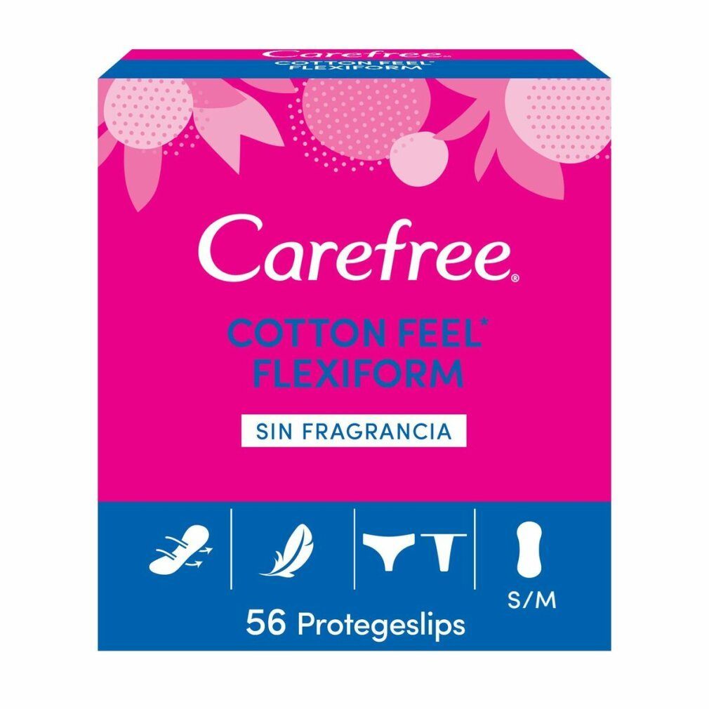 CAREFREE Gesichtsreinigungstuch Flexiform Protector Cotton Sin Fragancia 56 U