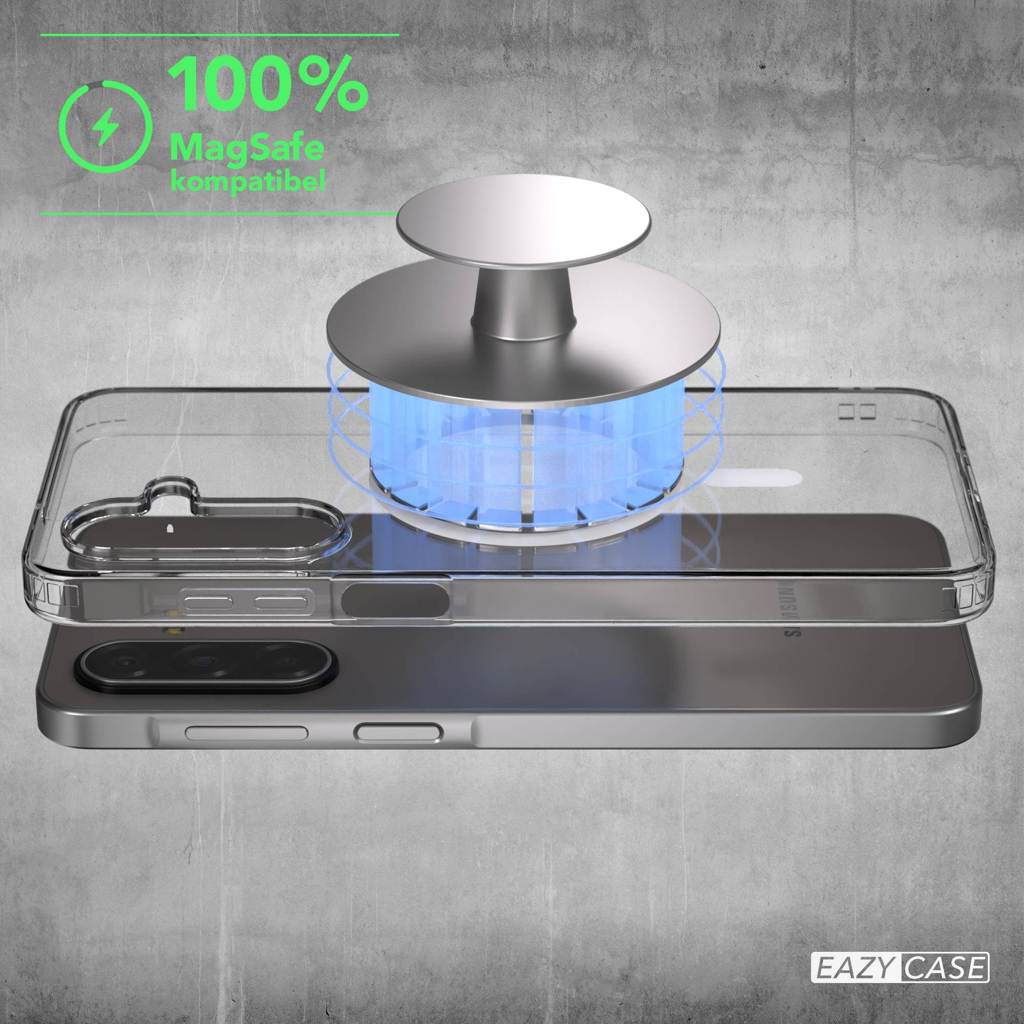 EAZY CASE Handyhülle Transparente Hülle mit MagSafe Samsung Galaxy A17 6,7 Zoll, Back Cover, Bumper Case, Handy Schutzhülle Kameraschutz, Durchsichtig – Bild 3 von 5