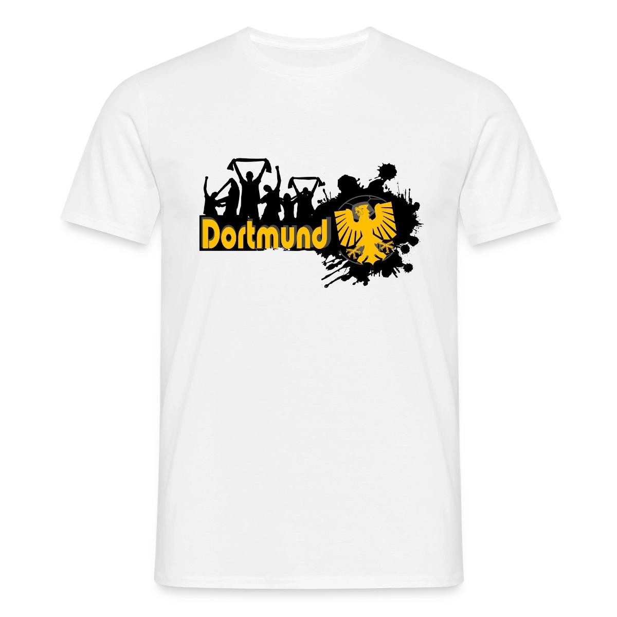 T-Shirt Dortmund Stadt Fan Sport Fussball Männer T-Shirt