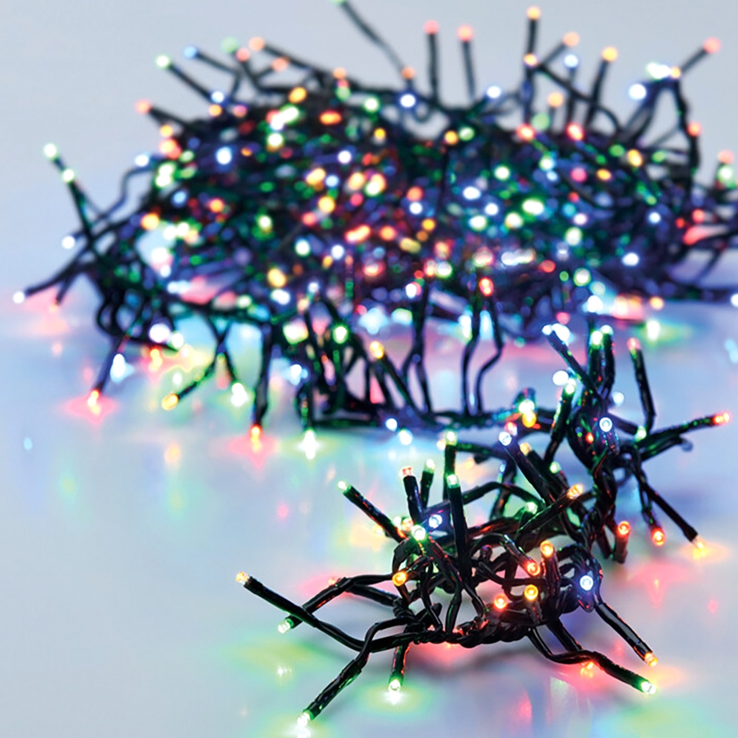 Spetebo LED-Lichterkette mit 8 Leuchtfunktionen - 192 LED / 1,4 m, 192-flammig, mit Timer Funktion