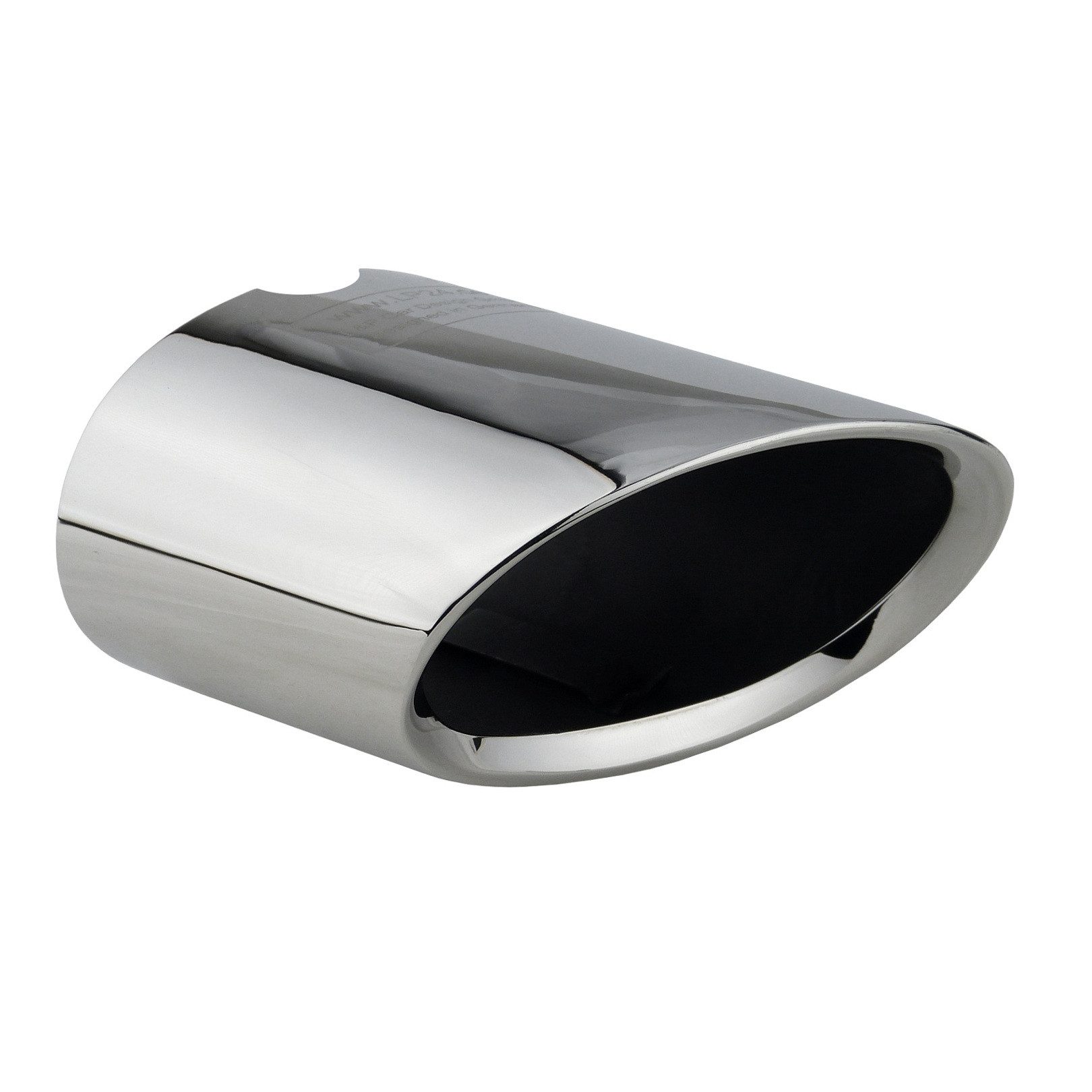 L & P Car Design Auspuff-Flexrohr Auspuffblende Chrom oval Edelstahl für LCI BMW 3er e90 e91 e92 e93, 116 mm