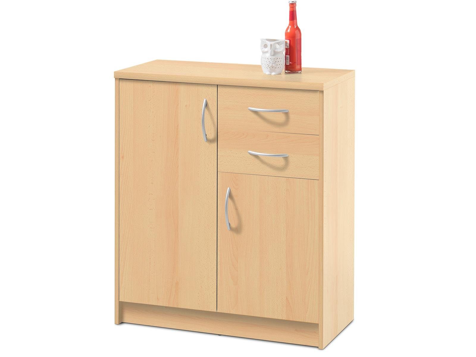 PREISBRECHER Kommode Olli, 74 x 86 x 35 cm (B/H/T)