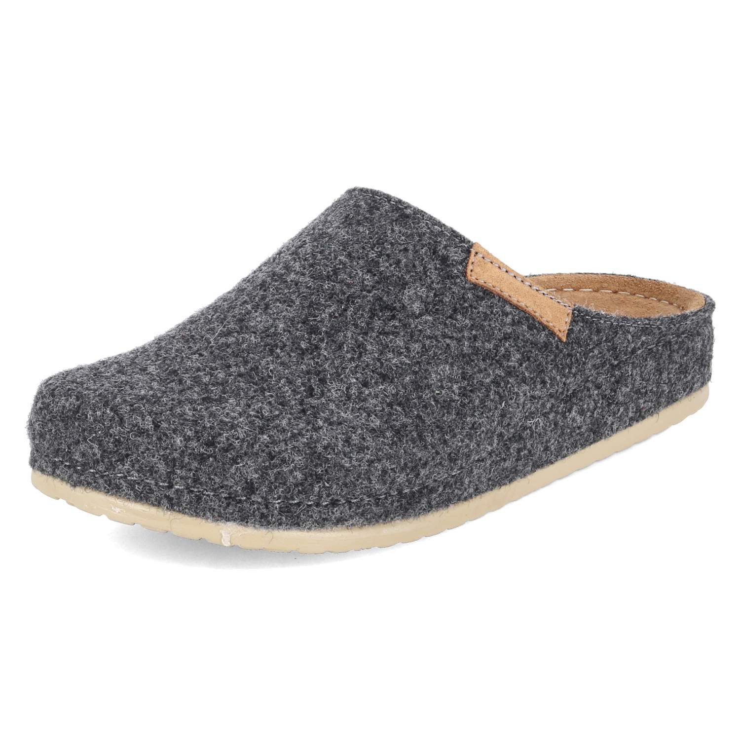Kaerlek Kaerlek 8125-21-923 DK.grey Damen Filz grau Pantolette günstig online kaufen