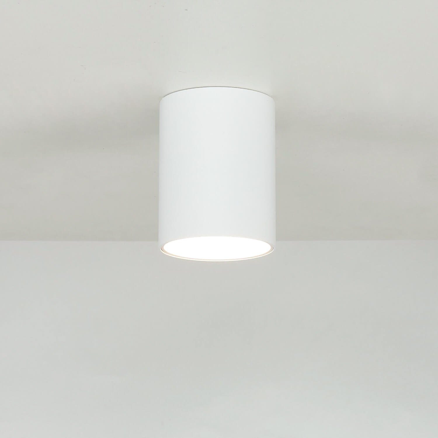 Deckenlampe Weiß Deckenleuchte EYE, Küche GU10 Licht-Erlebnisse Metall Modernes ohne Design Leuchtmittel,