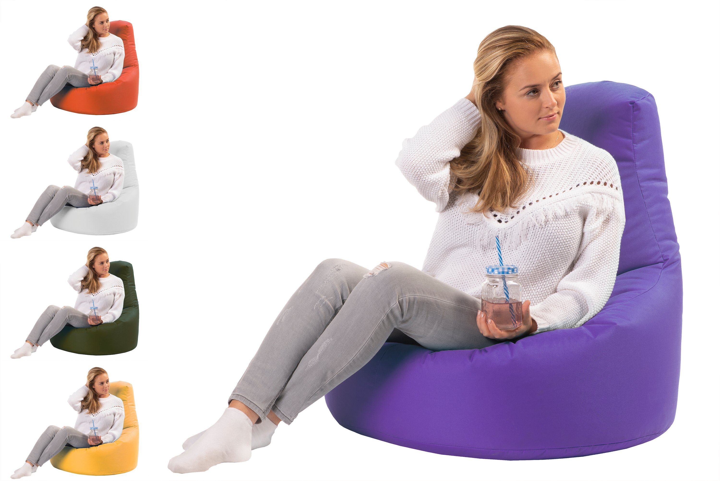 sunnypillow Sitzsack Gaming Sitzsack XXL mit günstig online kaufen