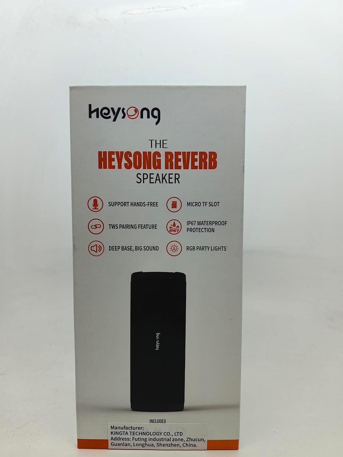 HEYSONG Stereo Lautsprecher (Bluetooth, 16 IPX7 Licht Bluetooth Musikbox Akku, Bass) mit Satter W, Tragbarer 40h