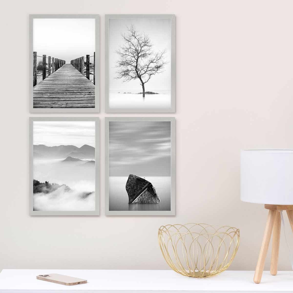 PHOTOLINI Bilderrahmen 4er Set 21x30 cm günstig online kaufen