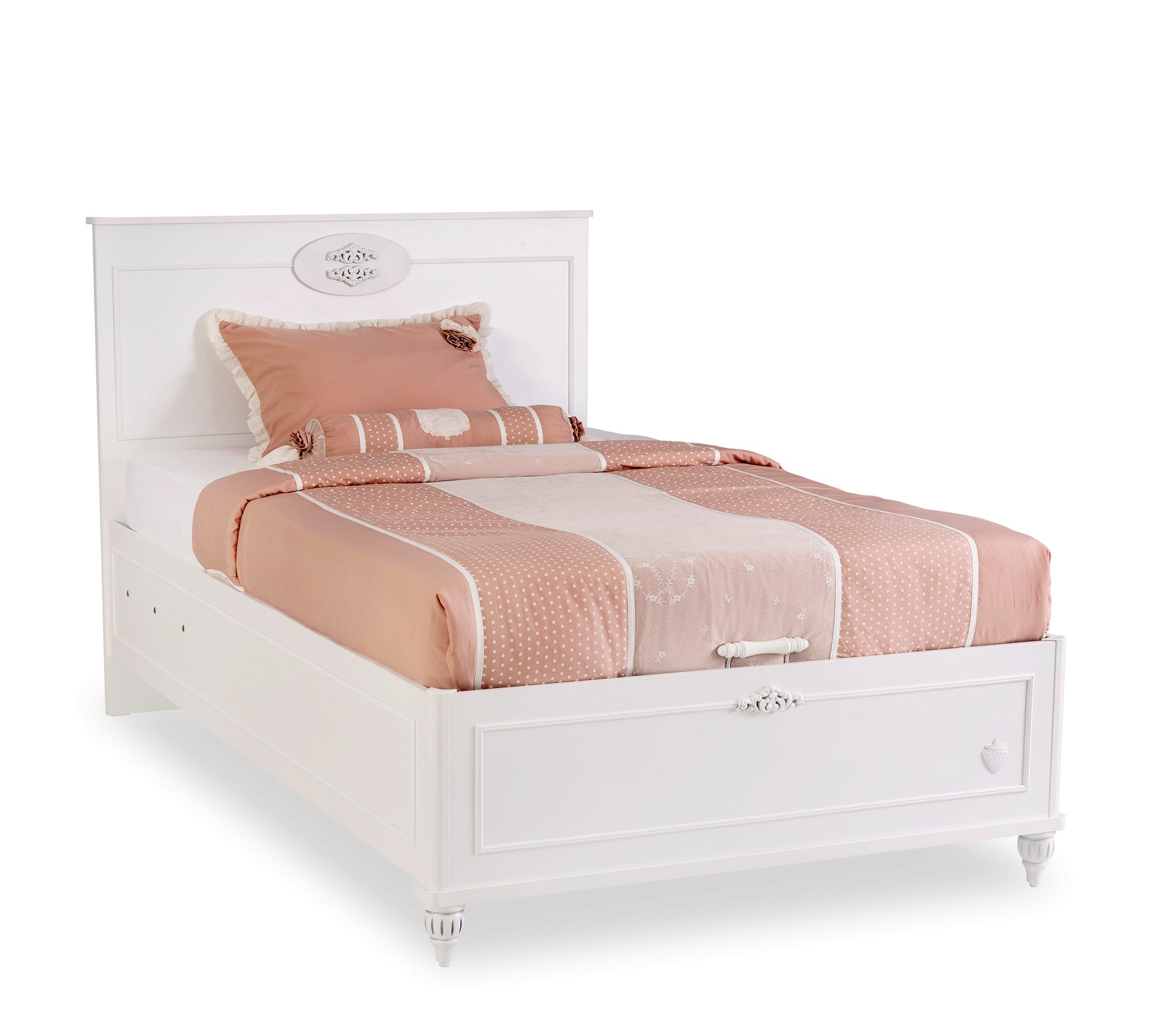 Möbel-Zeit Bett ROMANTICA Stauraumbett, 120x200 cm
