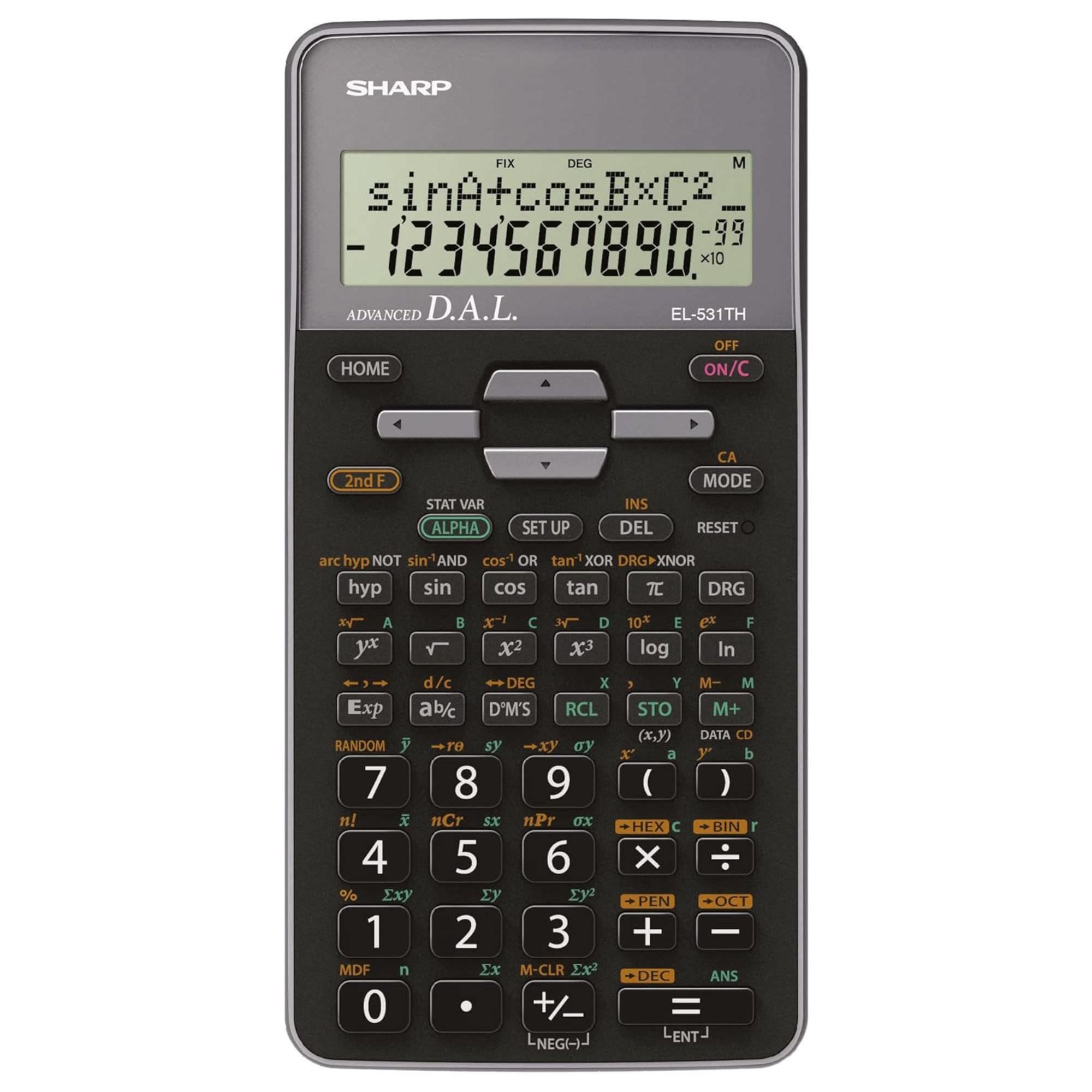 Sharp Taschenrechner Sharp EL-531TH Grau