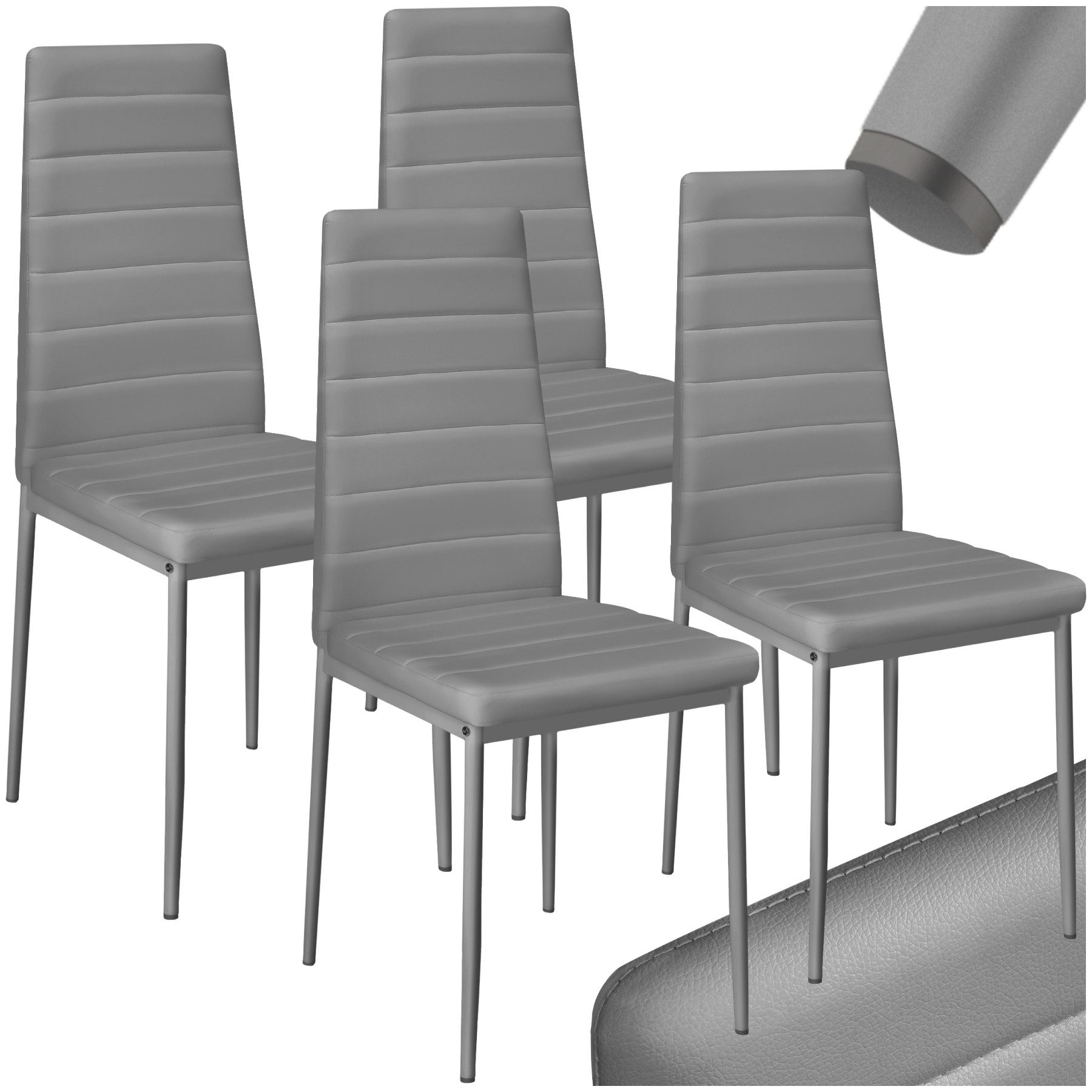tectake Esszimmerstuhl Set Esszimmerstuhl (Set, 4 günstig online kaufen