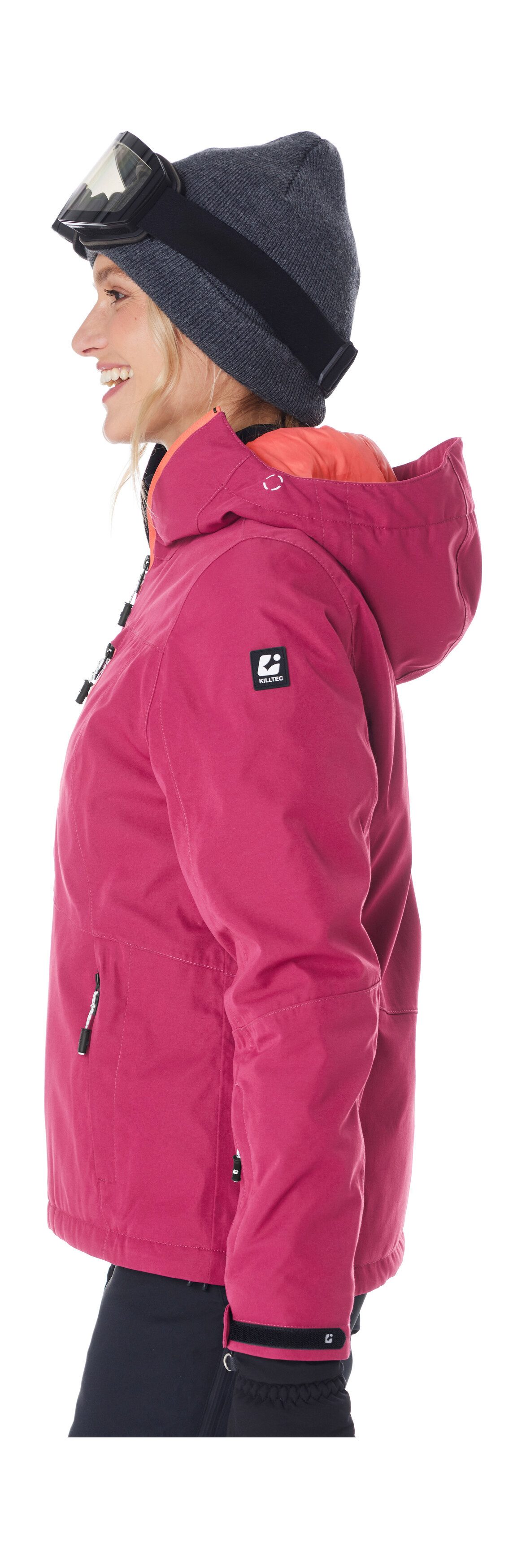 Killtec Skijacke KSW 276 WMN SKI JCKT Wasserdichte Damenjacke mit Schneefang, Atmungsaktivität und Taschen