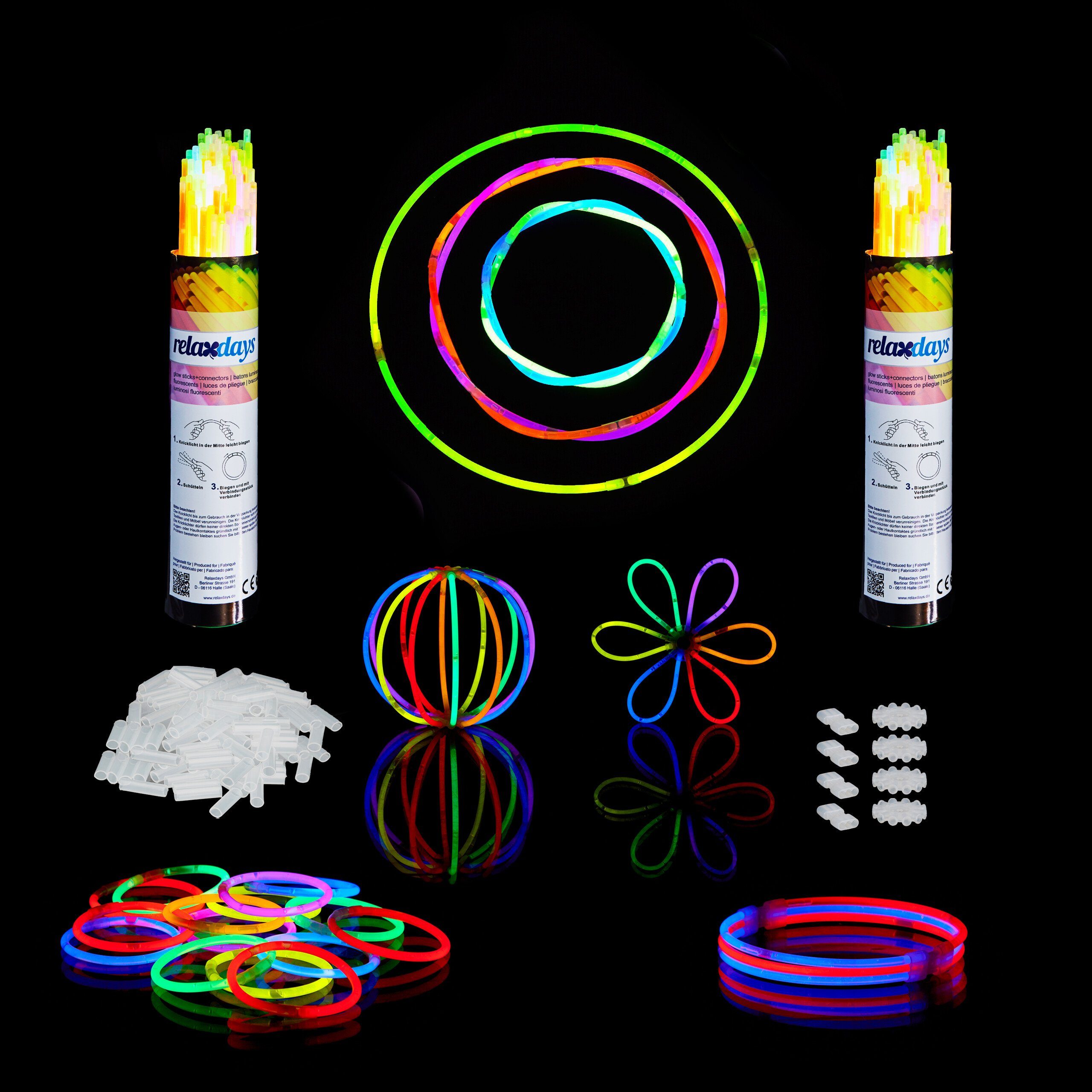 relaxdays Knicklicht 200er Pack
