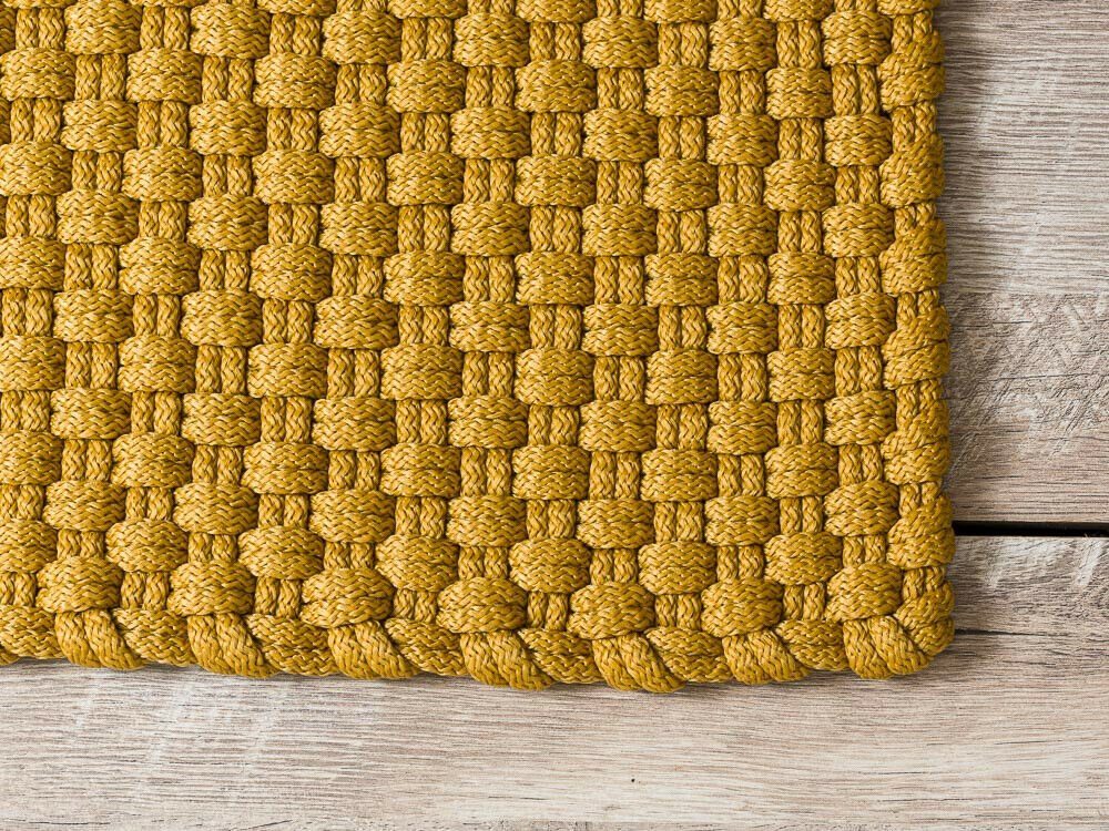 PAD Teppich Pad Outdoor Matte UNI Gelb 72x92 cm