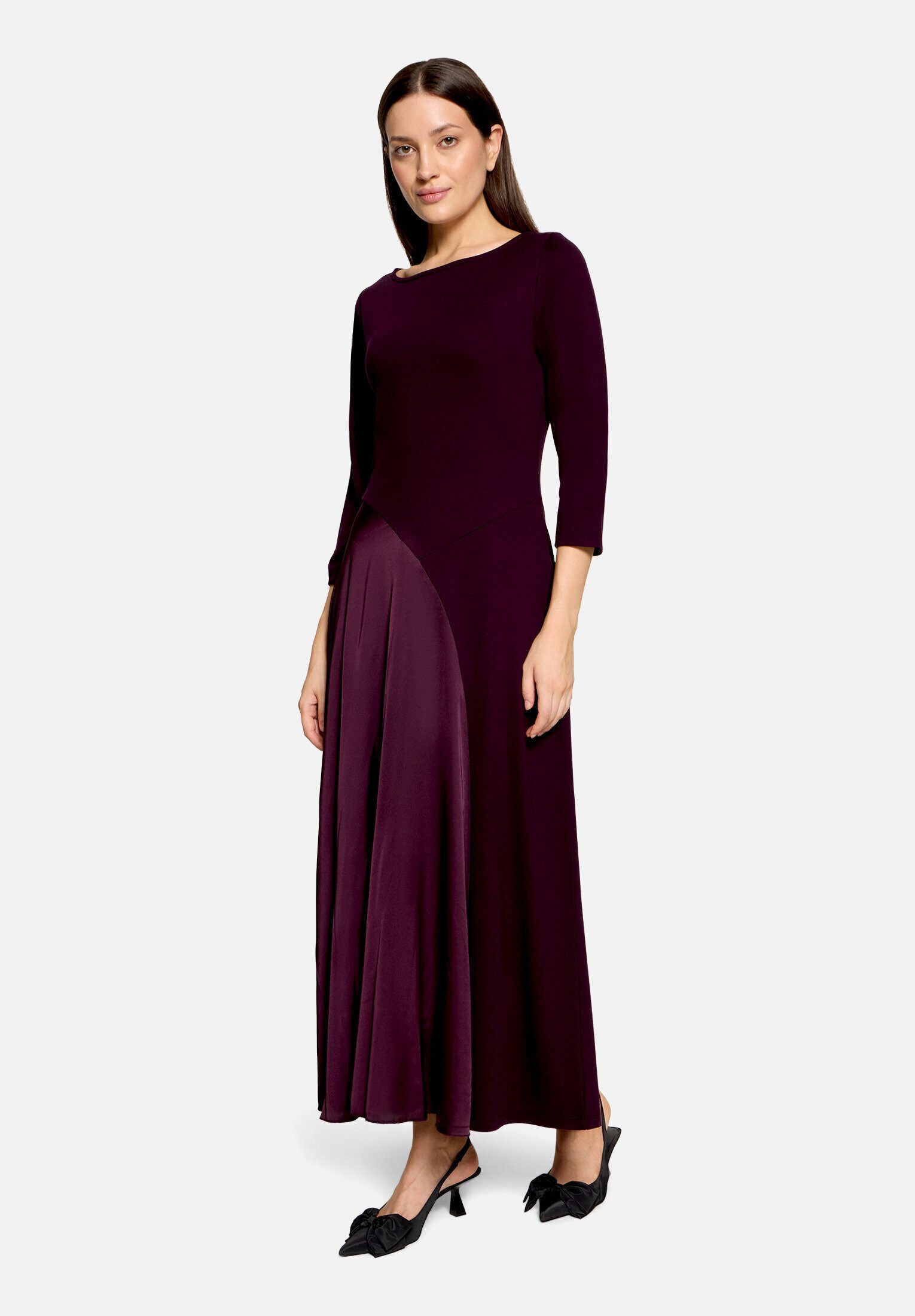 Cartoon Jerseykleid Damen mit 3/4 Arm