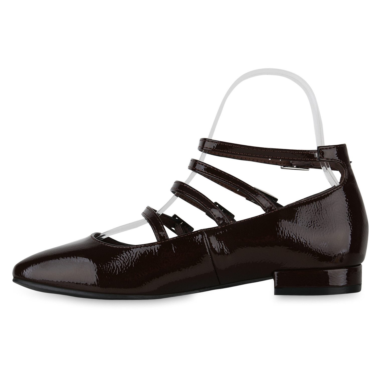 VAN HILL 841181 Ballerina Damen Riemchenballerinas günstig online kaufen
