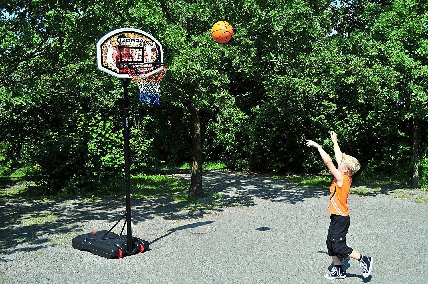 Hudora Basketballständer Hudora Chicago 260, mobil, höhenverstellbar bis 260 cm