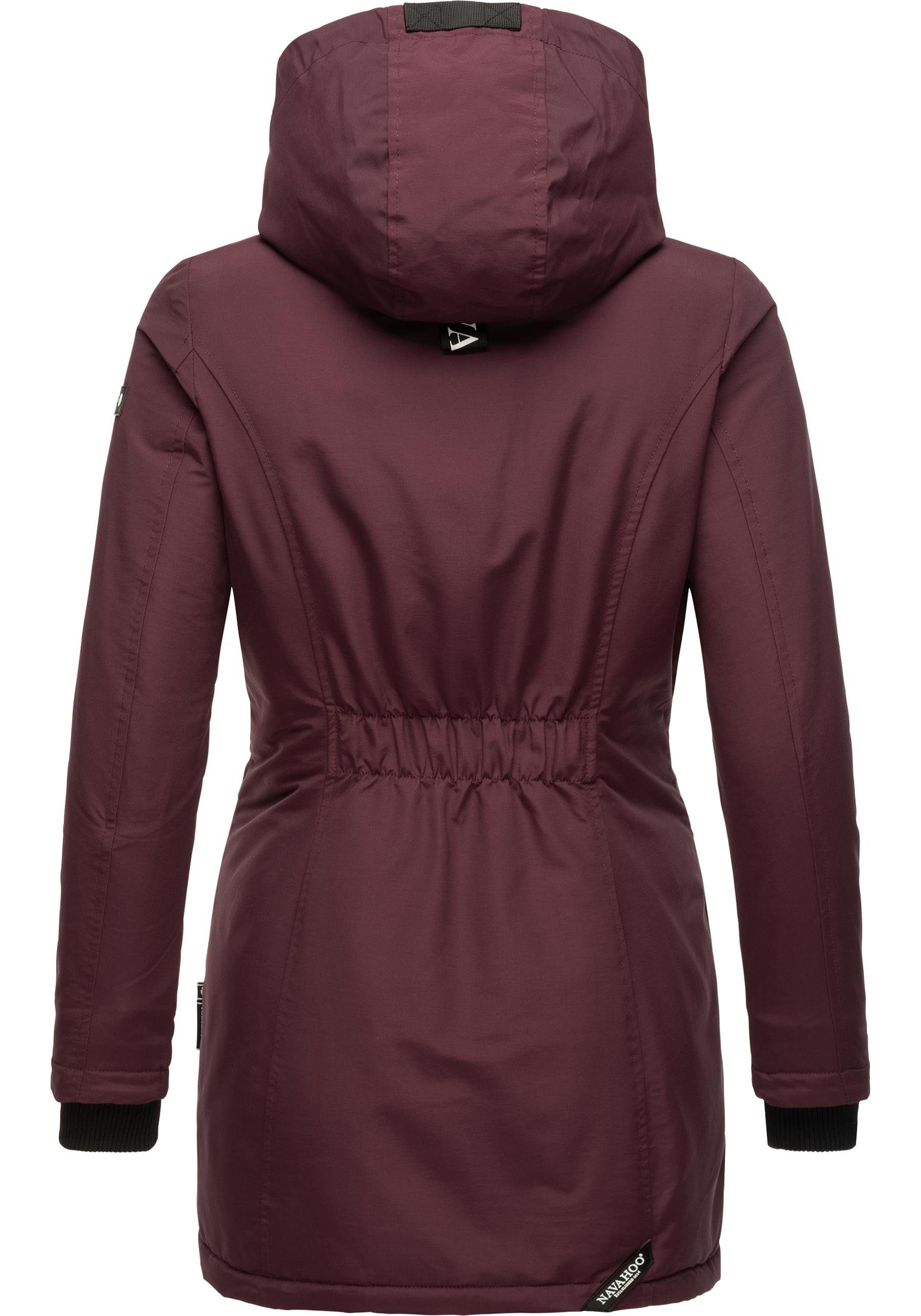 Navahoo Winterjacke Blizzardstorm Warm gefütterter Wintermantel mit Kapuze