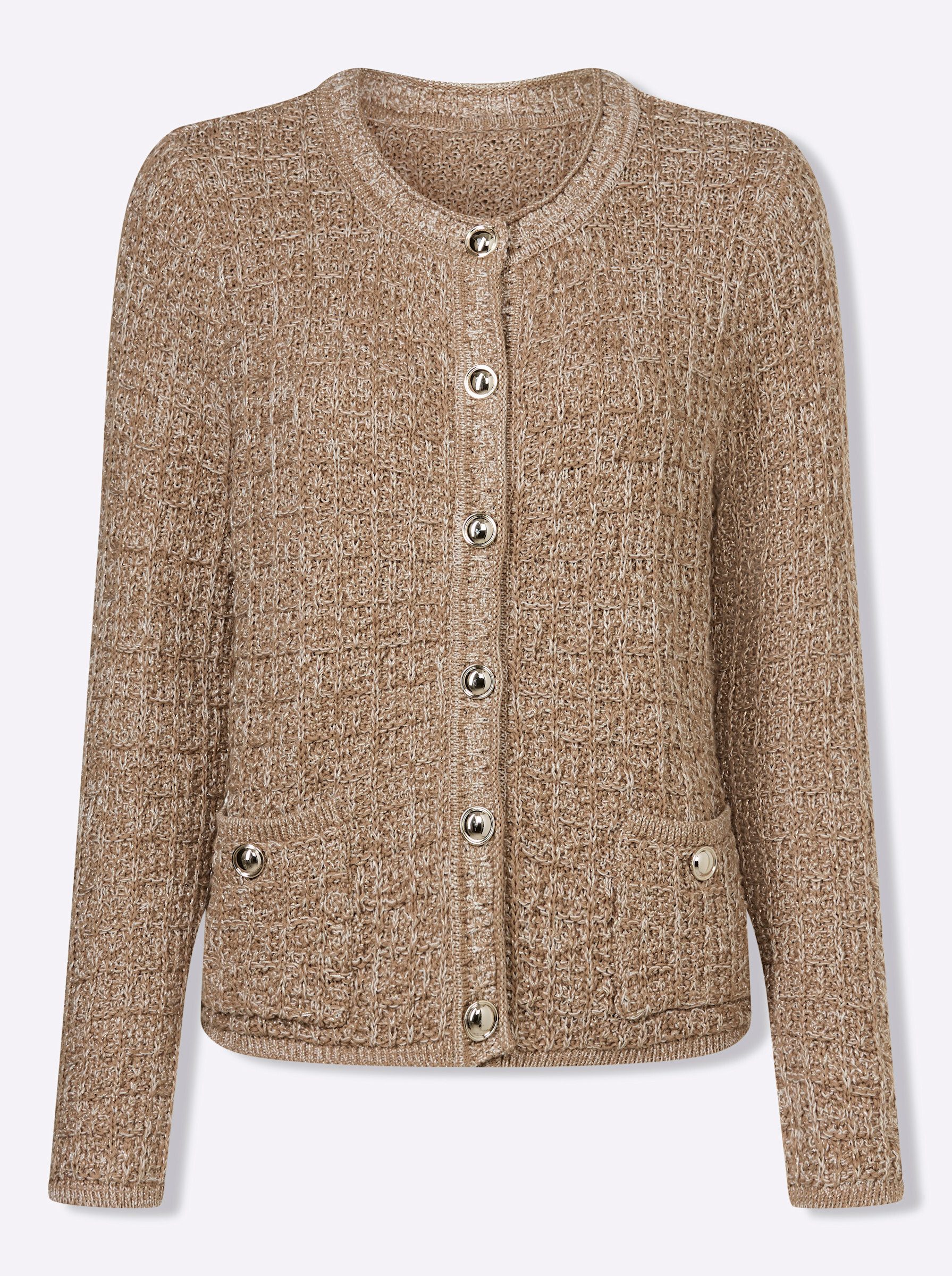 Witt Strickjacke Strickjacke Langarm Grobstrick, Struktur günstig online kaufen