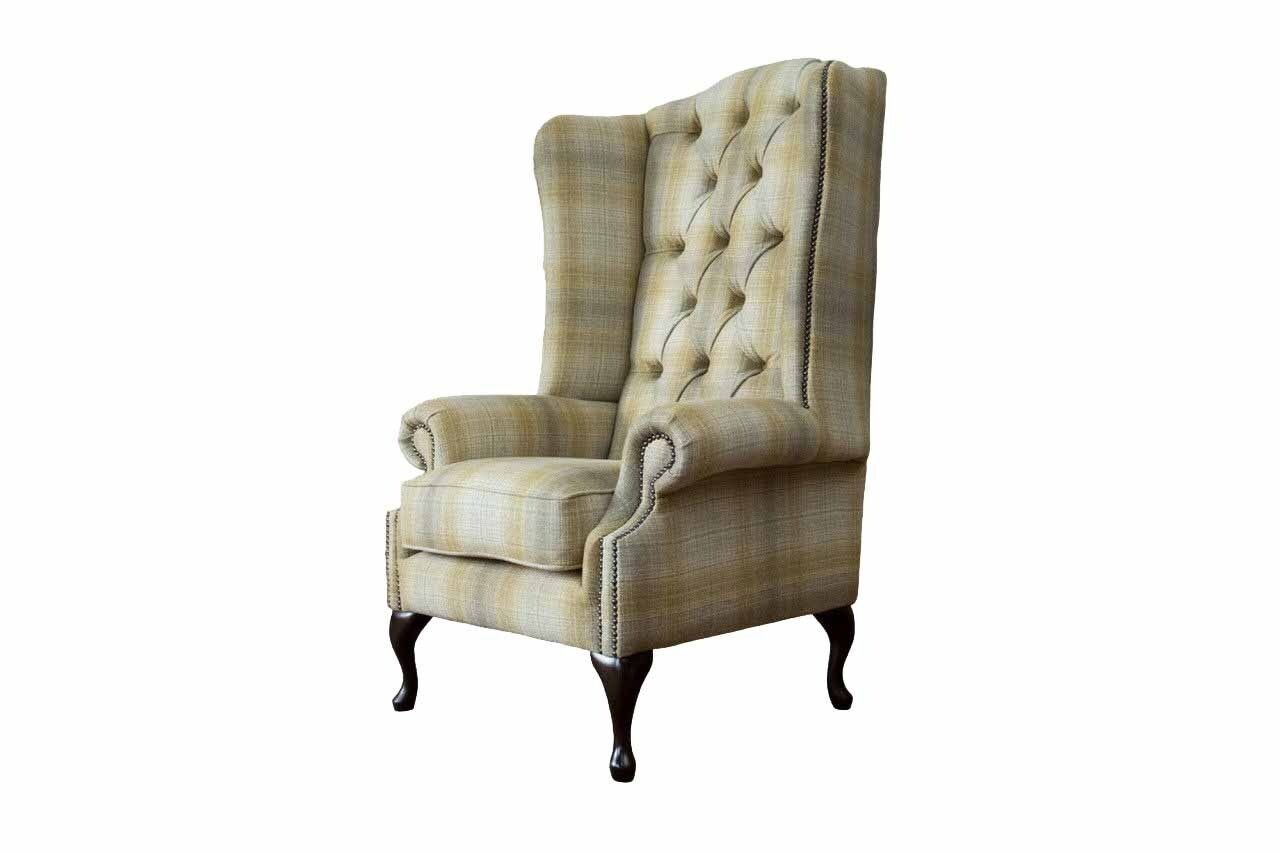 JVmoebel Sessel Modern Sessel Polster Mit Designer Sessel), Textil 1 Chesterfield-Knöpfen Sitz Chesterfield Sitzer (1-St