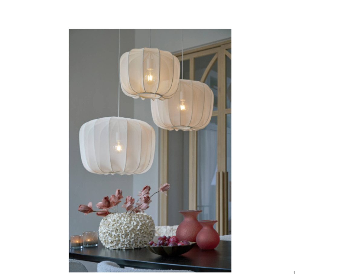 Light & Living Dekovase Vase Deko PHYLIA crème in verschiedenen Größen