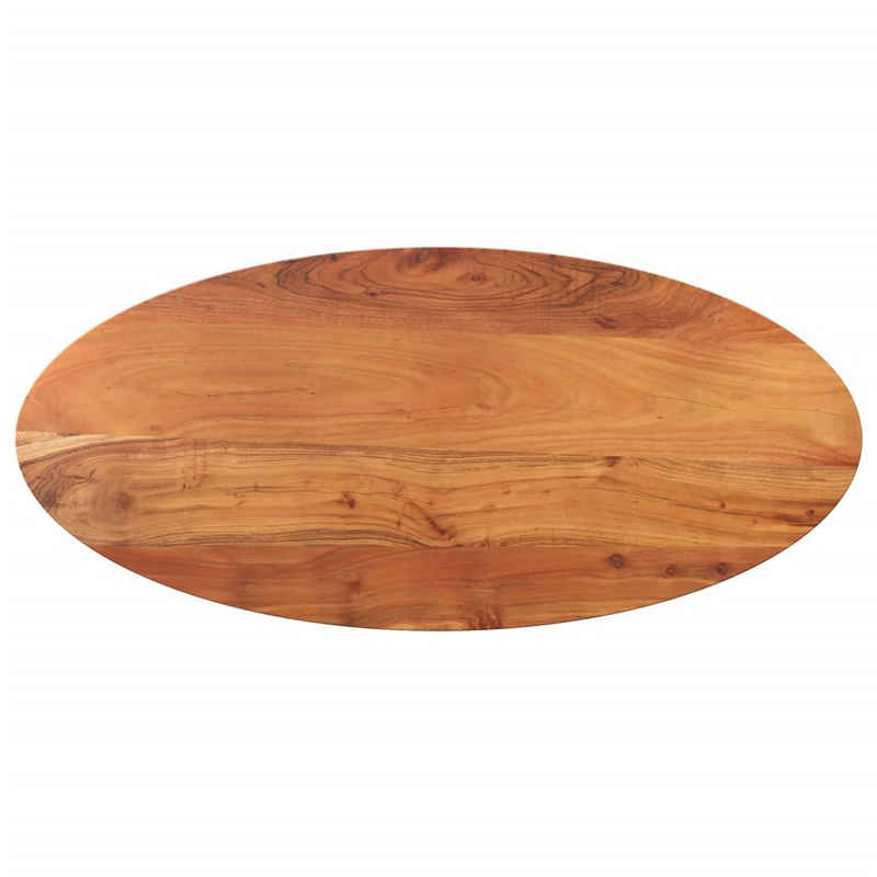 vidaXL Tischplatte Tischplatte 80x40x2,5 cm Oval Massivholz Akazie (1 St)